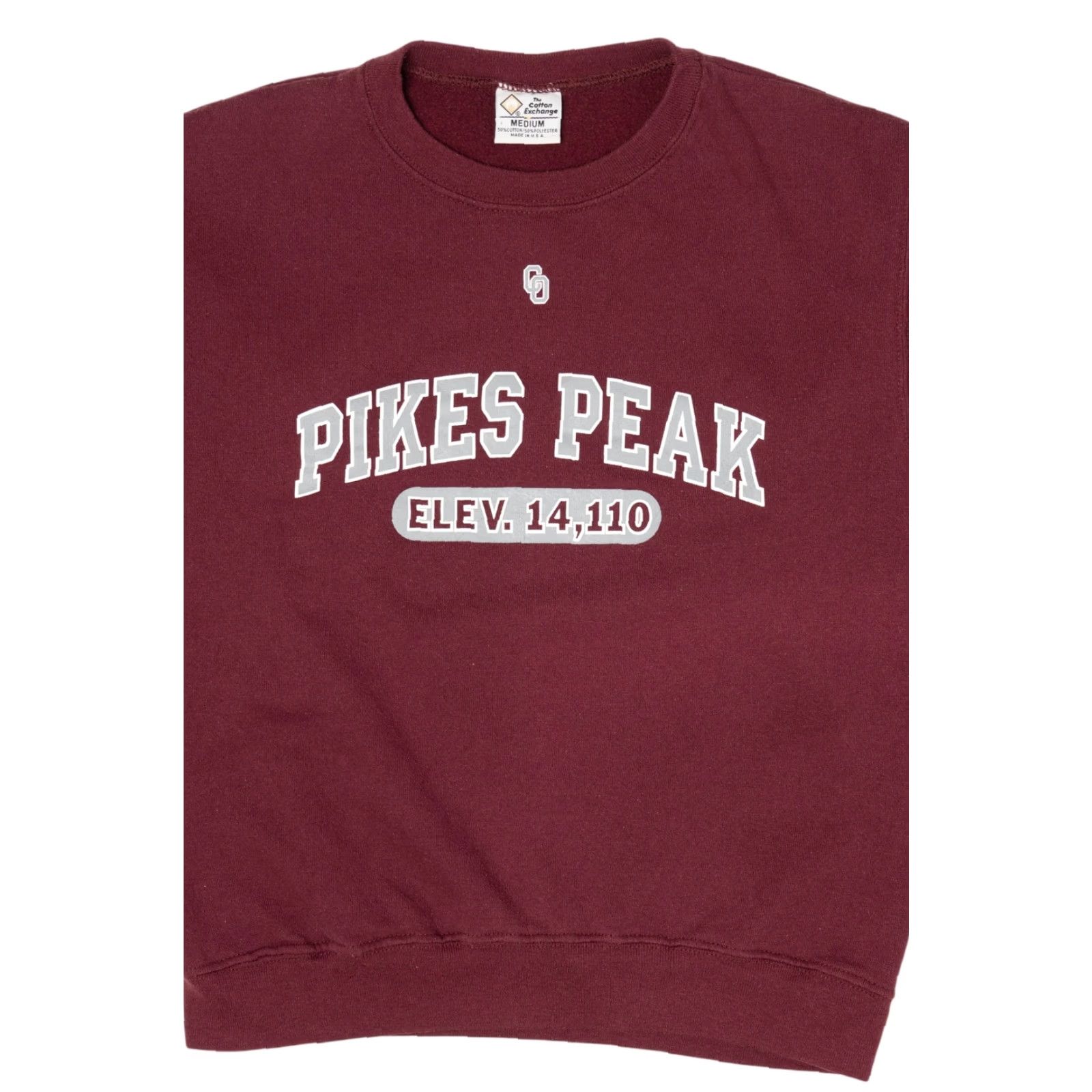 Vintage VINTAGE The Cotton Exchange Pike's Peak Sweatshirt 1990s Red Medium Mens Women? Size US M / EU 48-50 / 2 - 5 Thumbnail