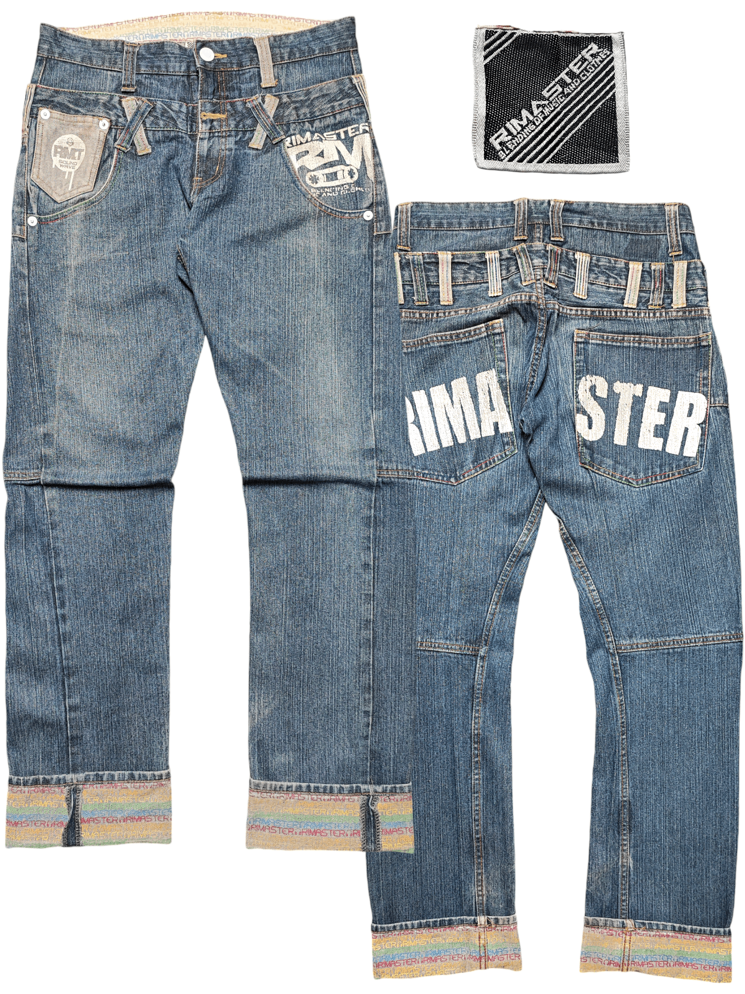 Japanese Brand × Vintage Rimaster Grunge Distressed Denim Jeans Size US 32 / EU 48 - 1 Thumbnail