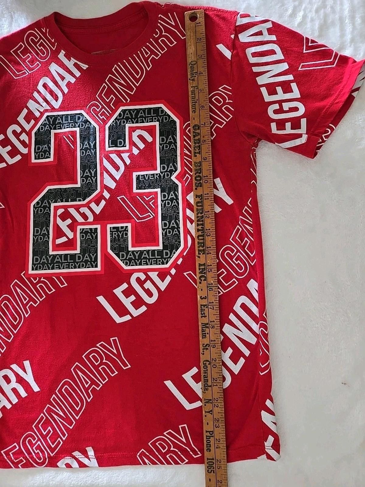 Jordan Brand Legendary #23 Michael Jordan Basketball T Shirt Boys Size L Size US L / EU 52-54 / 3 - 8 Thumbnail