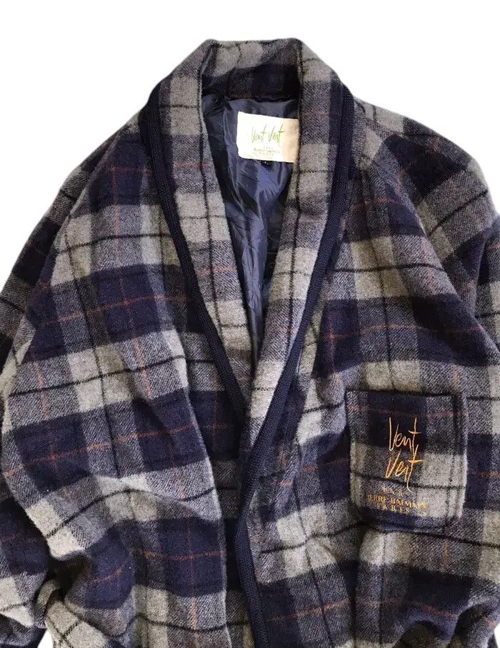 Pierre Balmain Vent Vert Pierre Balmain Wool Kimono Size US L / EU 52-54 / 3 - 4 Thumbnail