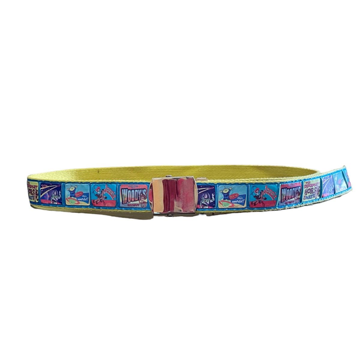 Cartoon Network × Disney × Vintage Vintage OG Toy Story 1 Movie Cotton Bunckle Belt Size ONE SIZE - 6 Thumbnail