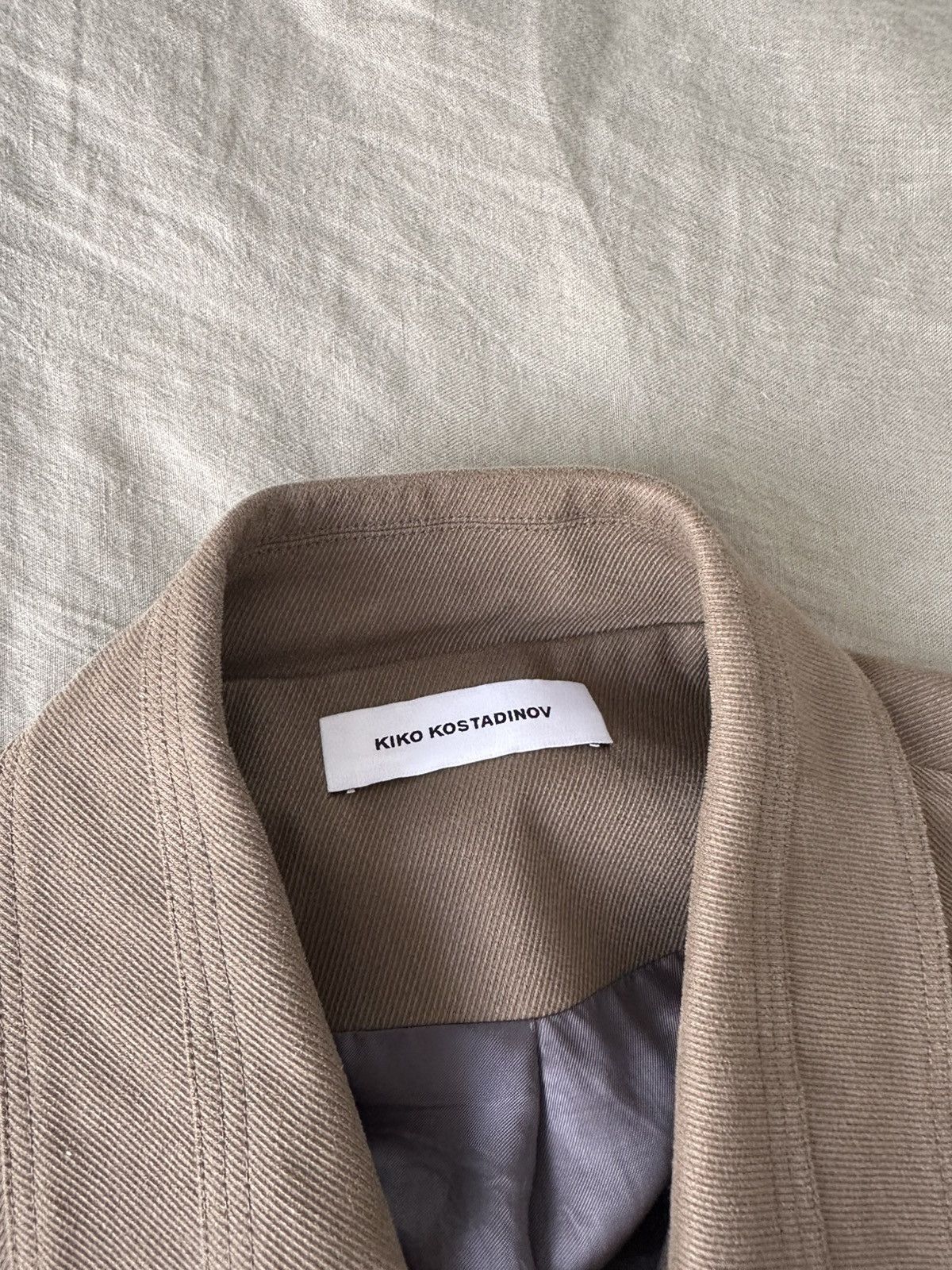 Kiko Kostadinov Annina Coat (brass green) Size US M / EU 48-50 / 2 - 7 Thumbnail