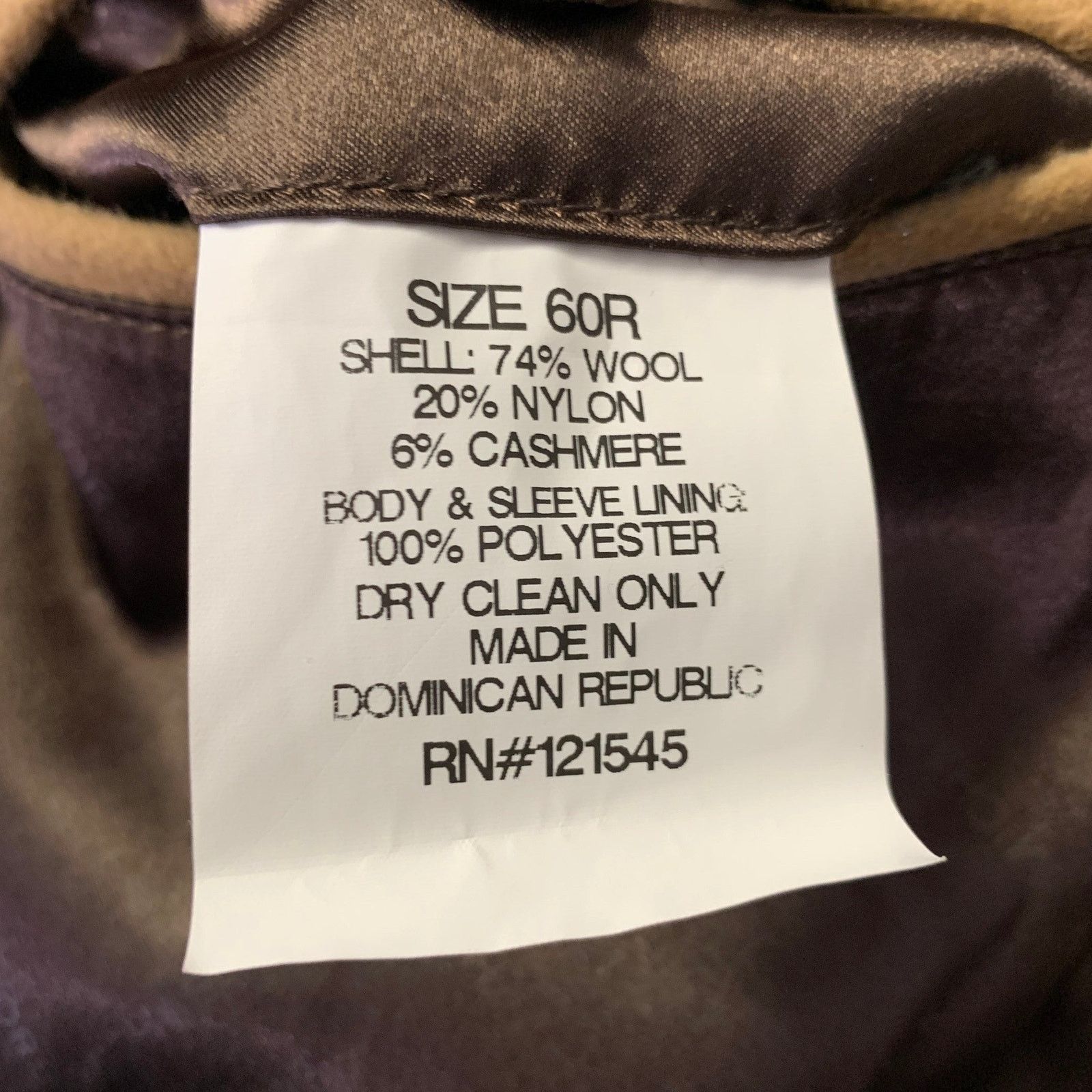 Michael Kors MICHAEL KORS Size XXXL Camel Wool Blend Notch Lapel Coat Size US XXL / EU 58 / 5 - 7 Thumbnail