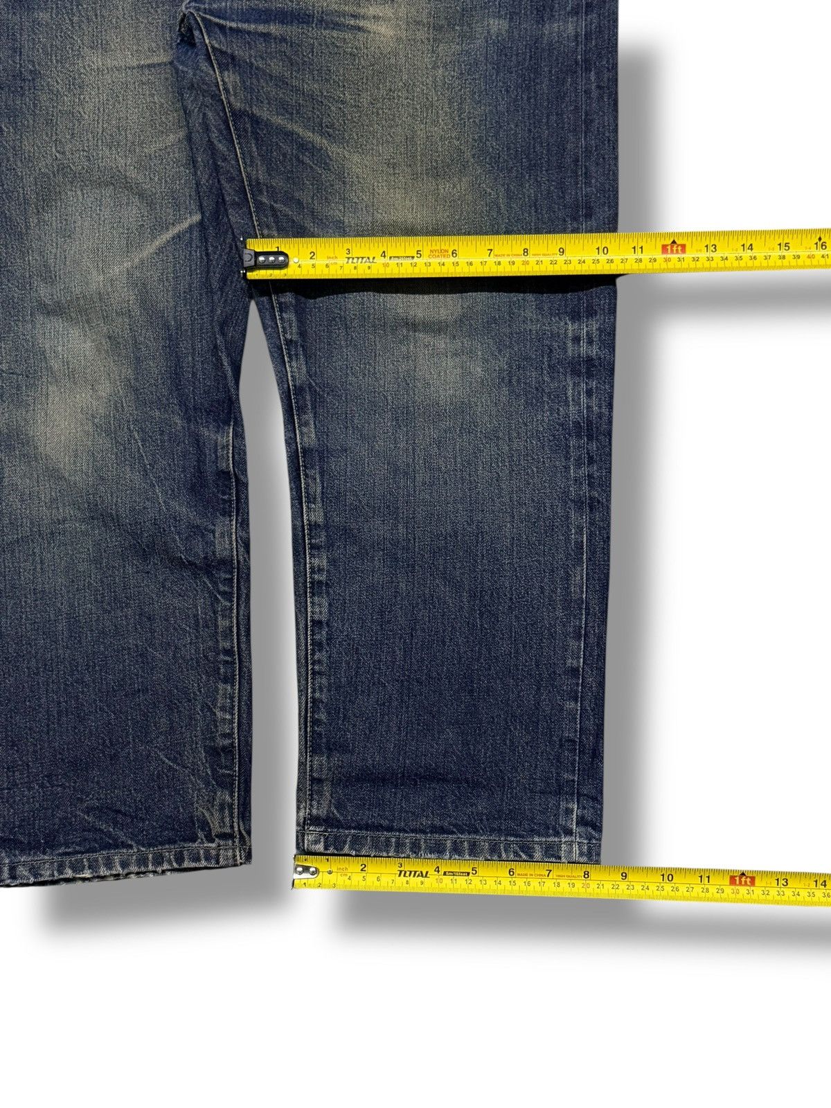 Uniqlo Vintage Uniqlo Jeans Selvedge Denim Japan | Vintage Faded 36 Size US 36 / EU 52 - 18 Thumbnail