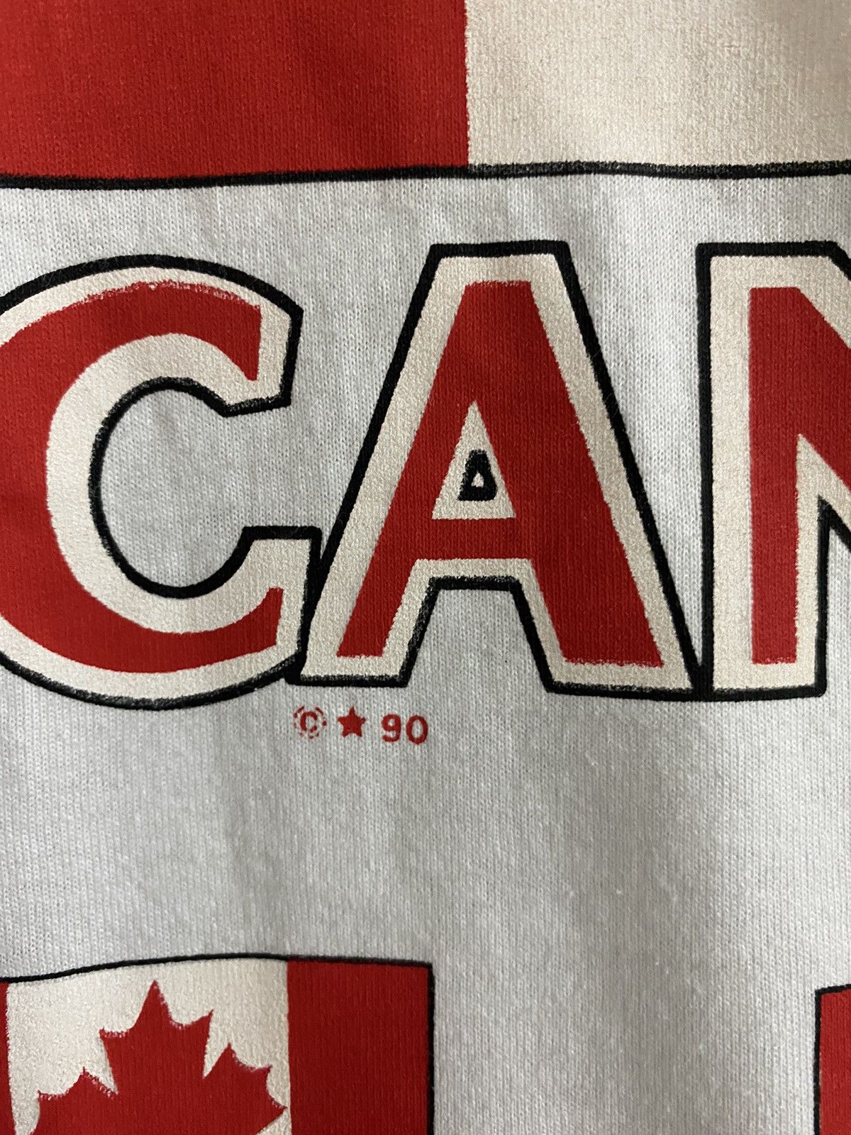 Vintage Canada Flag Art Size US XL / EU 56 / 4 - 3 Thumbnail