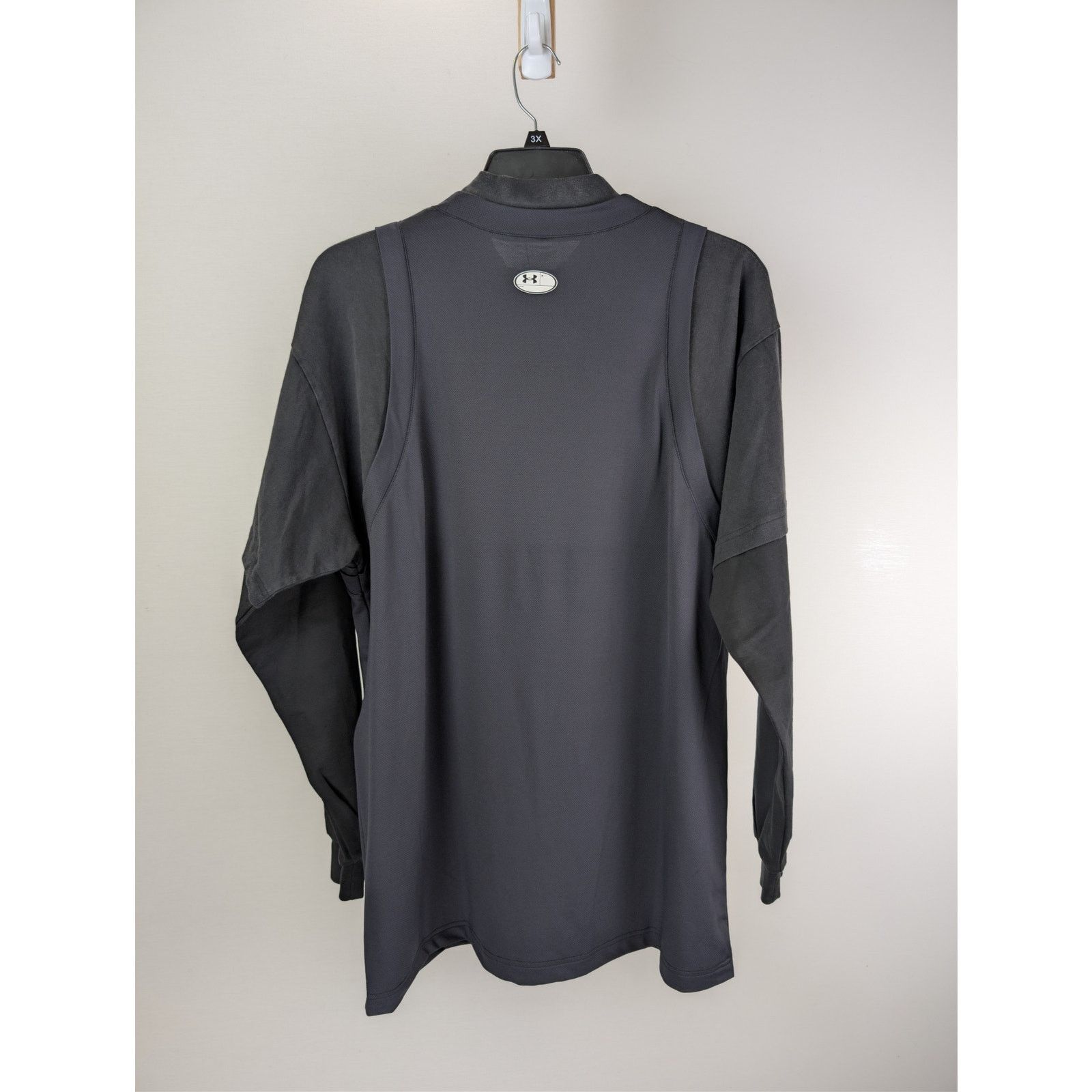 Balenciaga × Under Armour o1rshd1 Q:2 / Sporty Mesh UA Triple Layered T-Shirt in Black Size US S / EU 44-46 / 1 - 13 Thumbnail