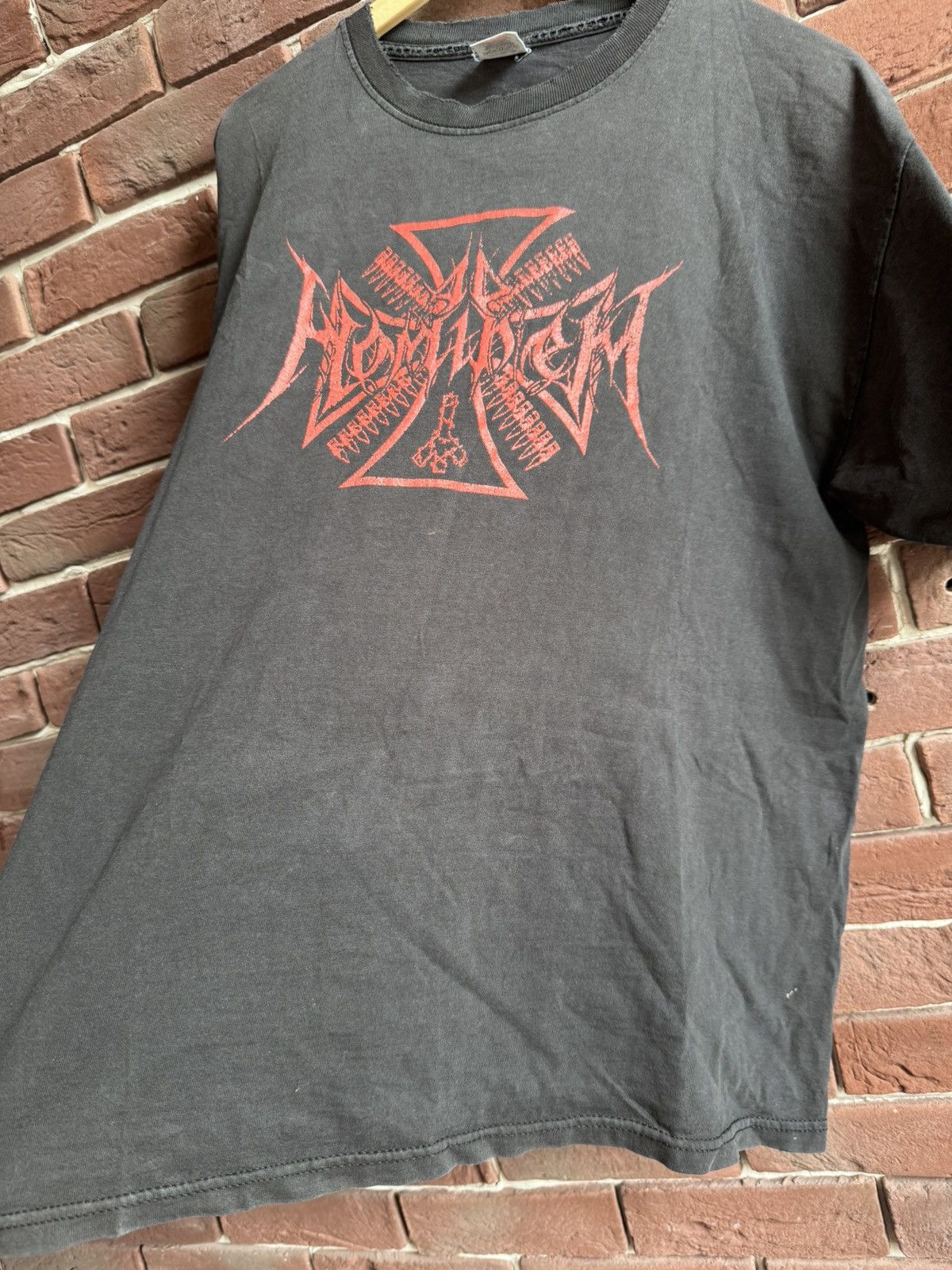 Band Tees Rare Vintage Ad Hominem 00s Black Metal Band T-Shirt Size US L / EU 52-54 / 3 - 7 Thumbnail