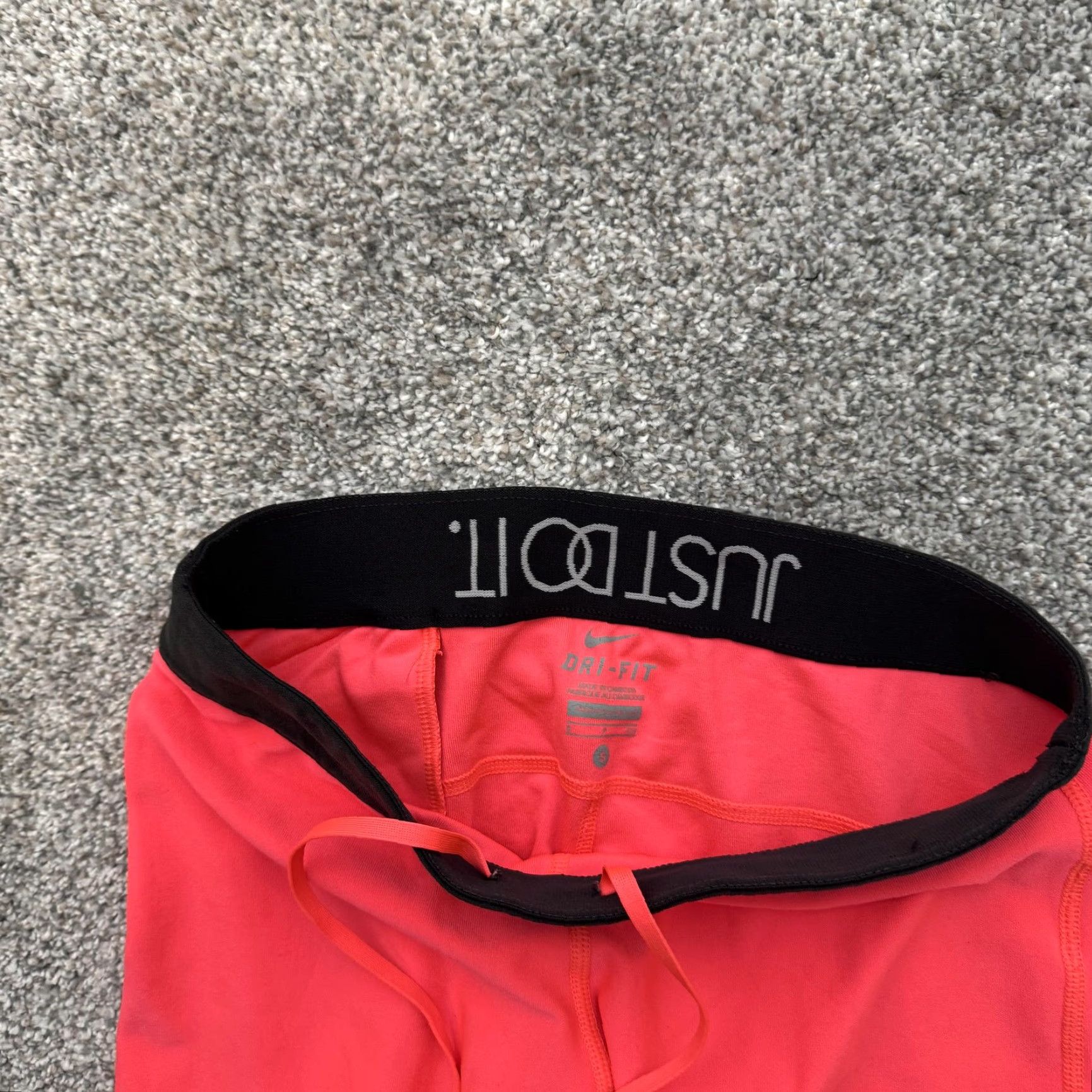 Nike Nike Dri-FIT Pants Women's Cropped Running Athletic Reflective Just Do It Size 28" / US 6 / IT 42 - 6 Thumbnail