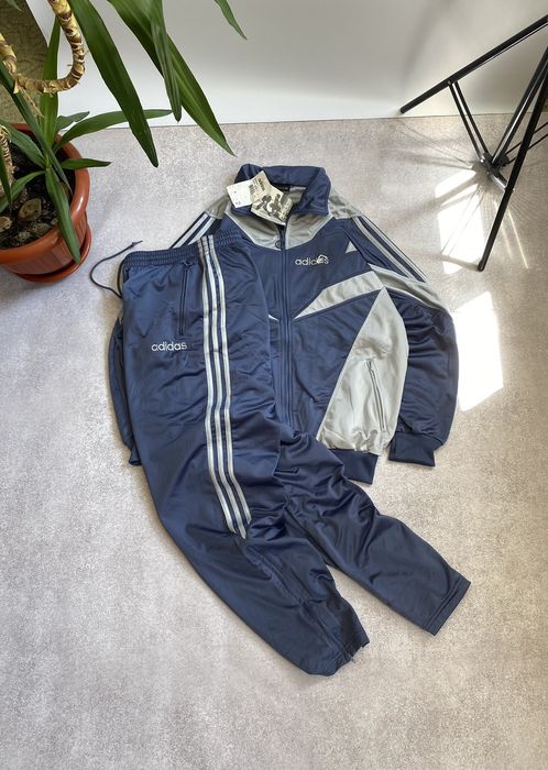 Vintage 90s Adidas Windbreaker Track Pants - Size - Depop