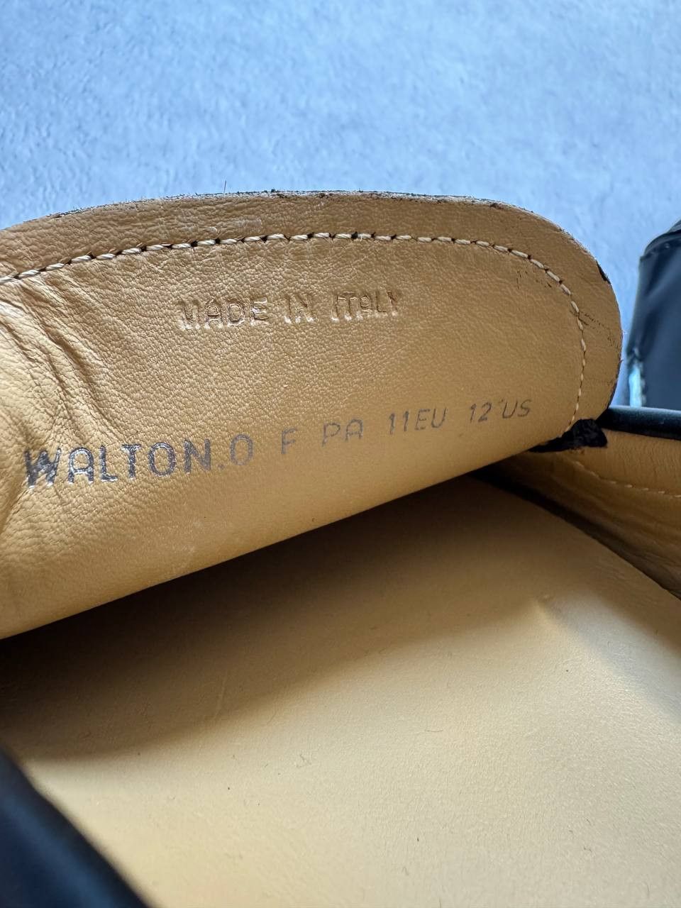 Bally Bally Walton Leather Drivers Black Loafers Men's Shoes Size US 12 / EU 45 - 10 Thumbnail