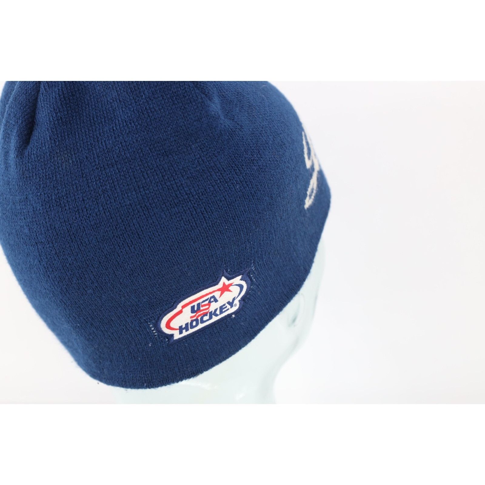 Vintage Vintage Team USA Hockey Olympics Labatt Blue Beer Beanie Size ONE SIZE - 4 Thumbnail