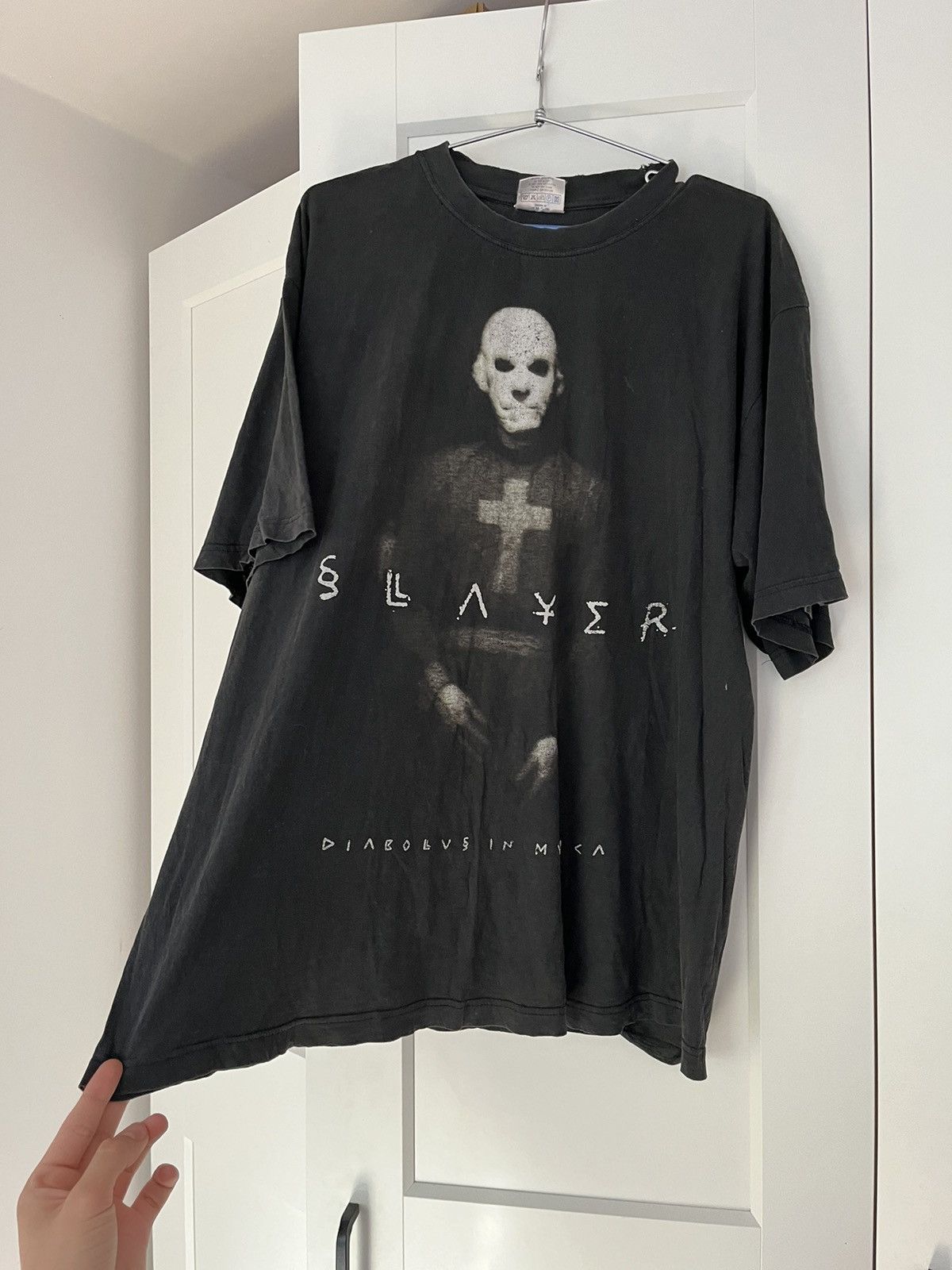 Band Tees × Vintage Slayer diabolus in musica album merch t shirt 
