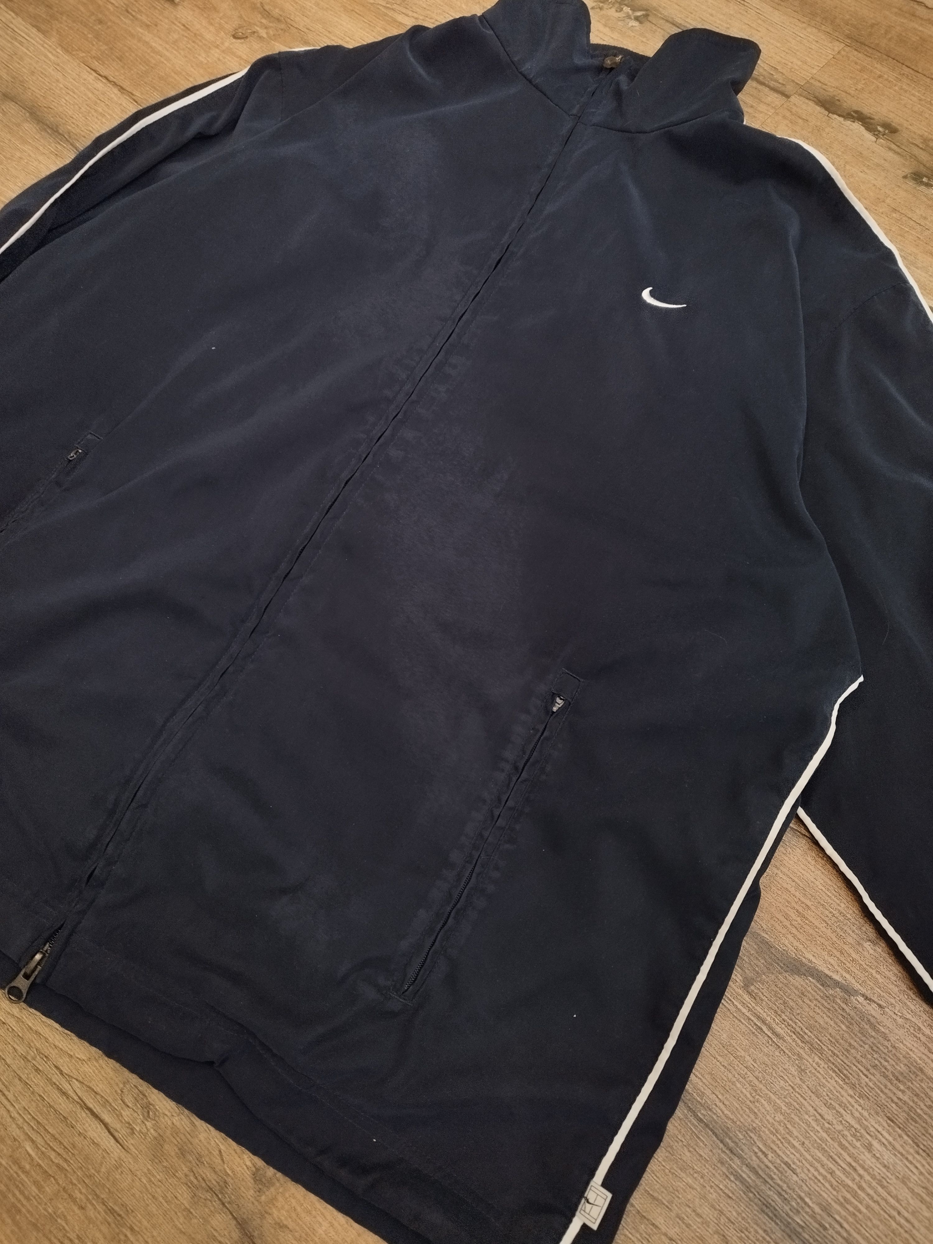 Nike Nike Vintage Tracksuit Set Jacket & Track Pants - Navy Blue Size US L / EU 52-54 / 3 - 3 Thumbnail