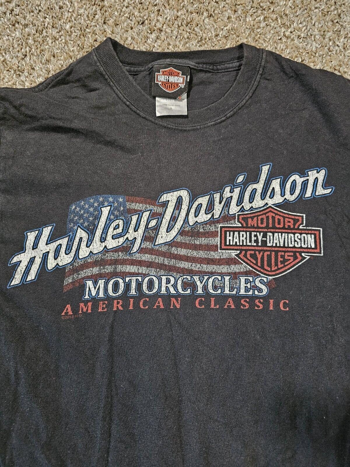 Harley Davidson 2013 Harley Davidson Northwoods Arbor Vitae WI TEE Black SM Size US S / EU 44-46 / 1 - 9 Thumbnail