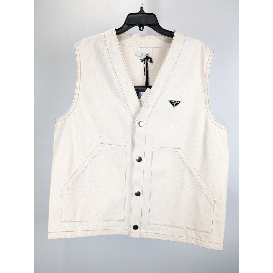 Prada o1rshd1 Bull Denim in Natural Size US M / EU 48-50 / 2 - 2 Thumbnail
