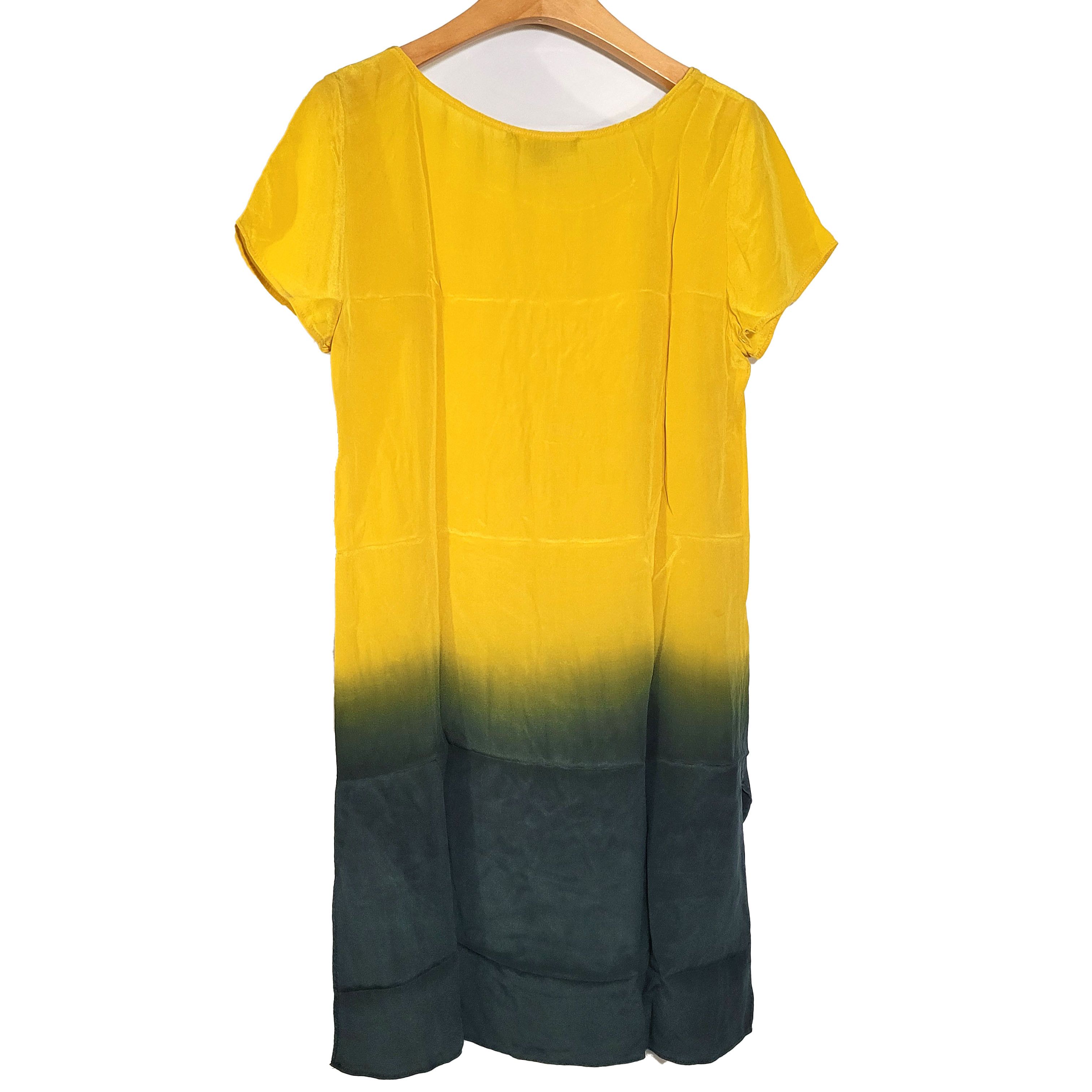 Other Women's 100% Silk Size S Short Sleeve Top Long Shirt SCB837 Size S / US 4 / IT 40 - 3 Thumbnail