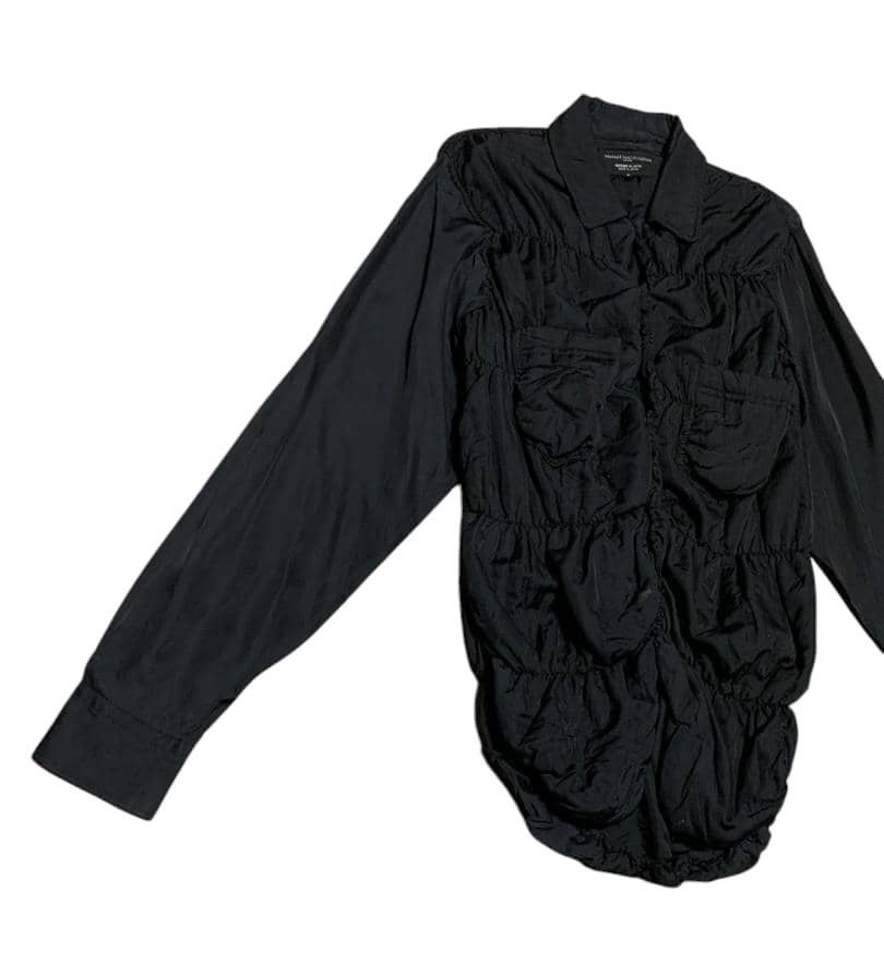 Masaki Matsushima Vintage Masaki Matushima Stretch Shirt Jacket Rare Design Size US S / EU 44-46 / 1 - 6 Thumbnail