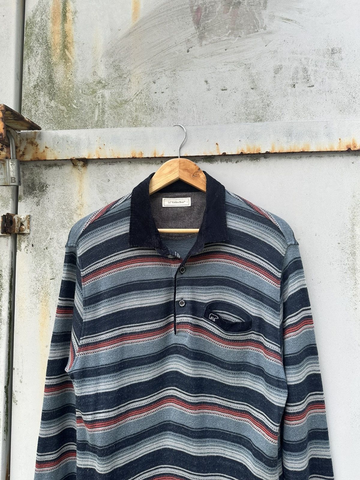 Golden Bear 👹Golden Bear Long Sleeves Button Down TShirt Size US M / EU 48-50 / 2 - 4 Thumbnail