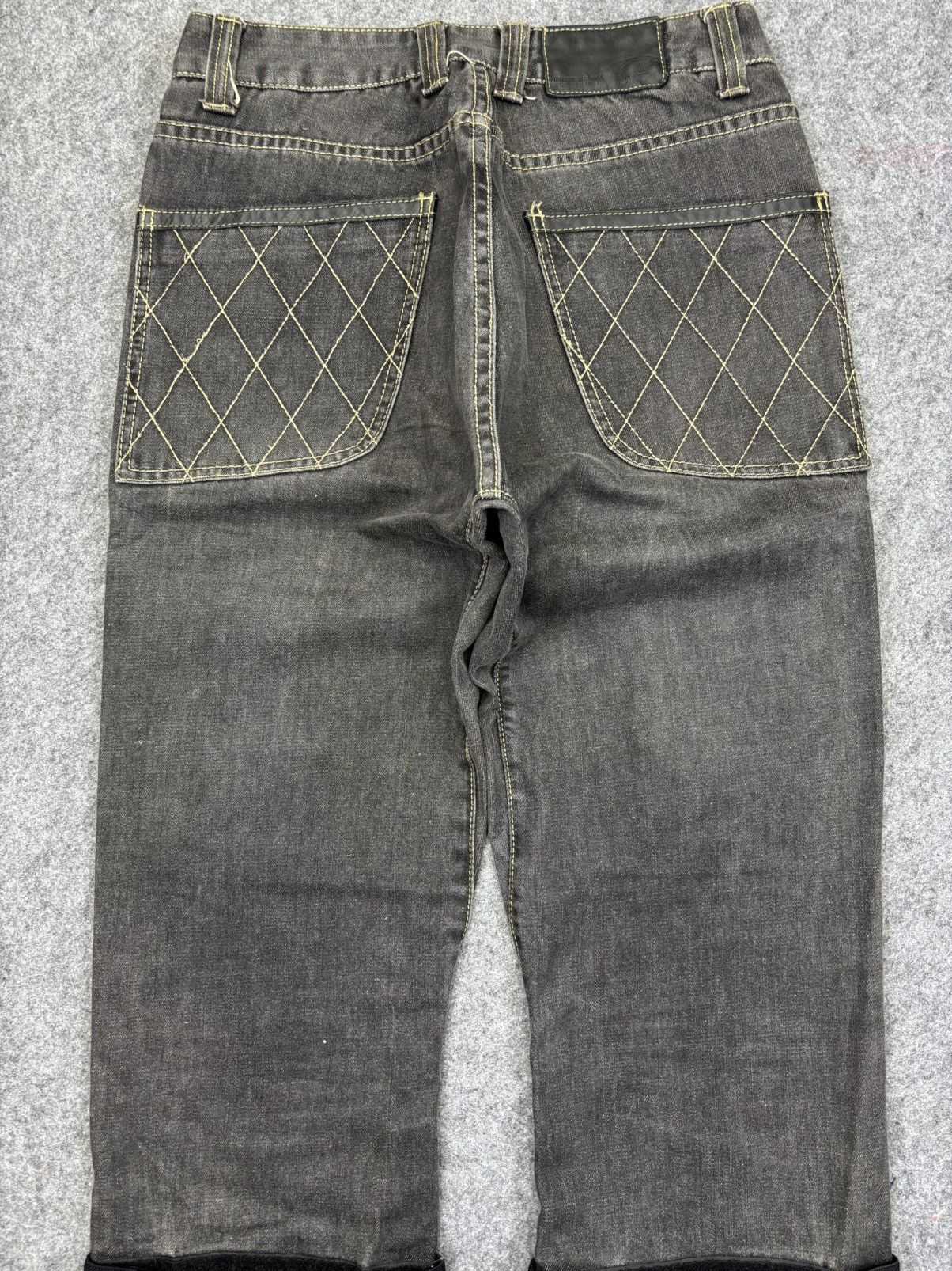 Japanese Brand 💥Biker Denim💥Greddy Multipockets Biker Denim F717 Size US 27 - 12 Thumbnail