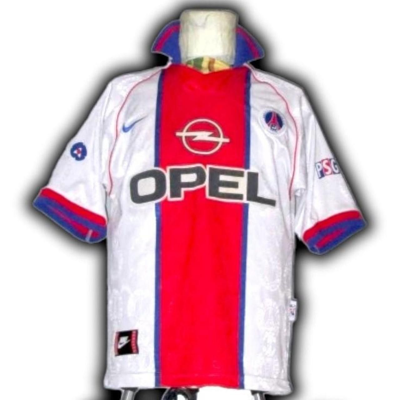 Nike Paris Saint Germain France 1996 1997 Away Shirt Jersey Size US L / EU 52-54 / 3 - 1 Thumbnail