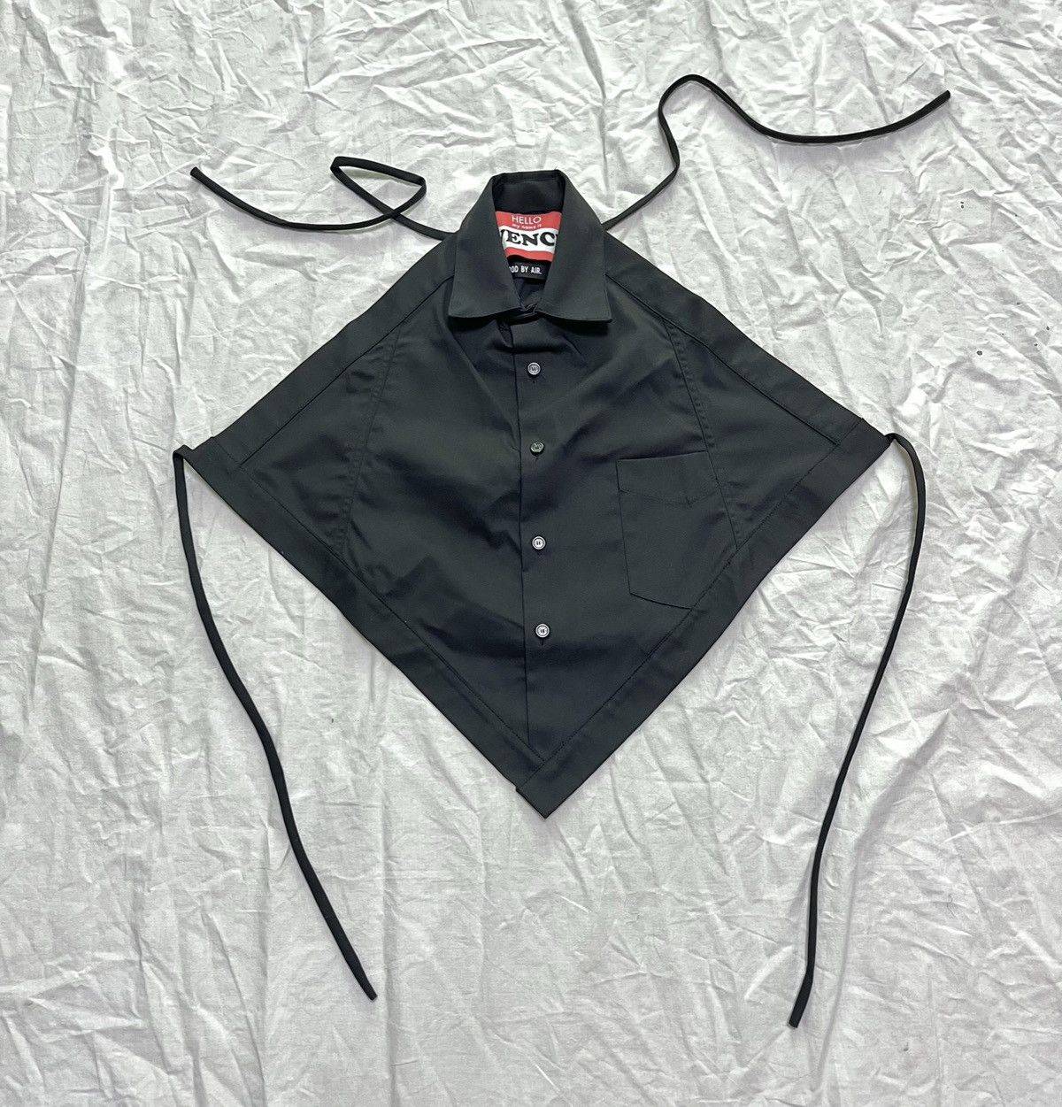image of Hood By Air HBA 17Ss Wench Apron Vest Polo in Black, Men's (Size Medium)