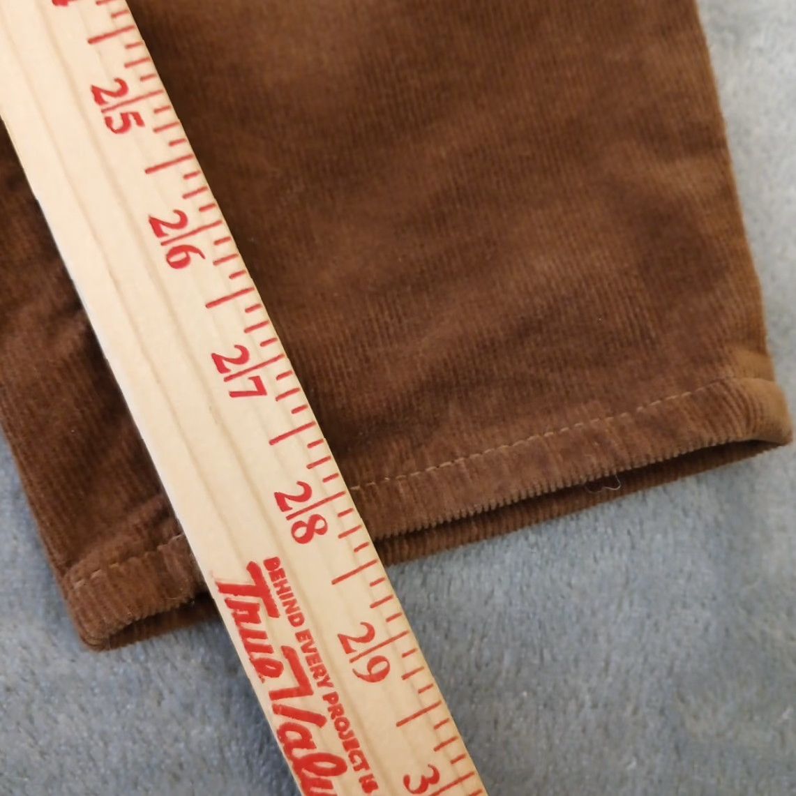 Talbots Talbots Corduroy Jegging Pants Womens Size 10 Brown Tapered 32x28 High Rise Jeans Pants Jegging Size 32" / US 10 / IT 46 - 5 Thumbnail