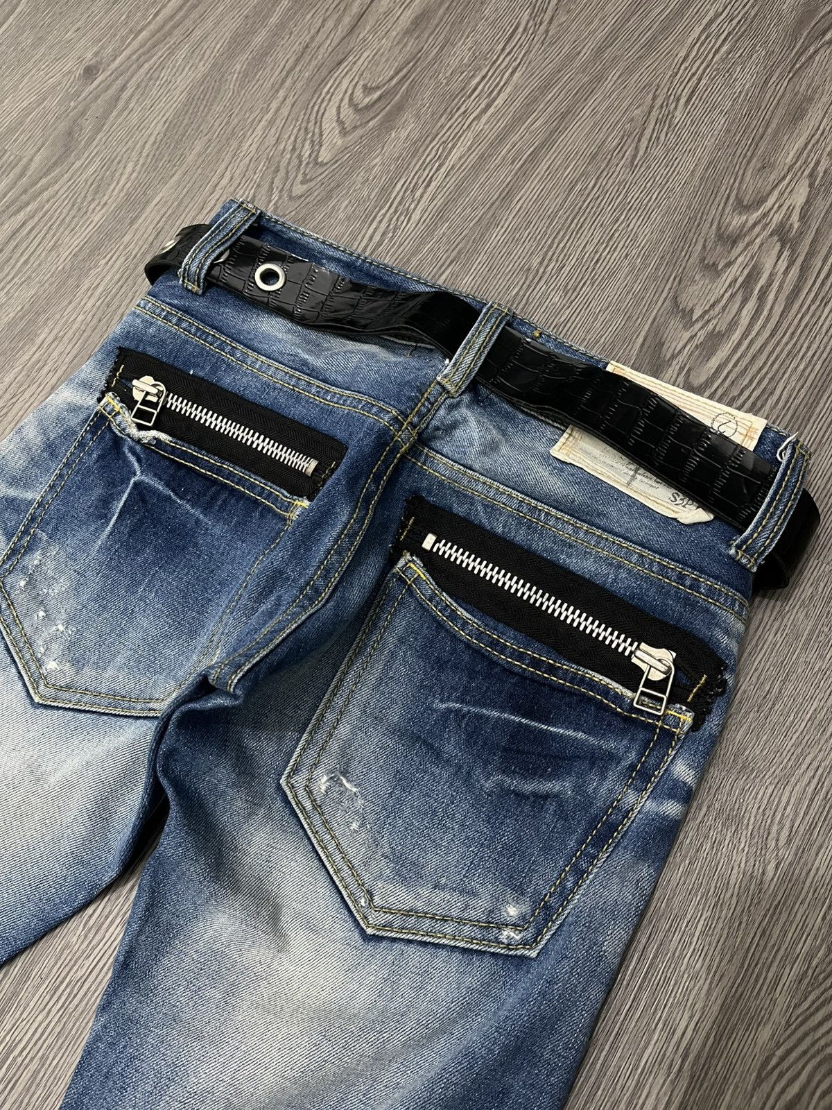 Japanese Brand 🇯🇵Lolita Distressing Jeans🇯🇵 Size US 29 - 7 Thumbnail