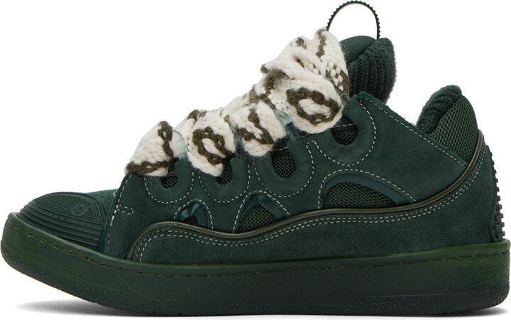 Lanvin oc11z0426 Curb Sneakers in Dark Green Size US 7 / EU 40 - 3 Thumbnail