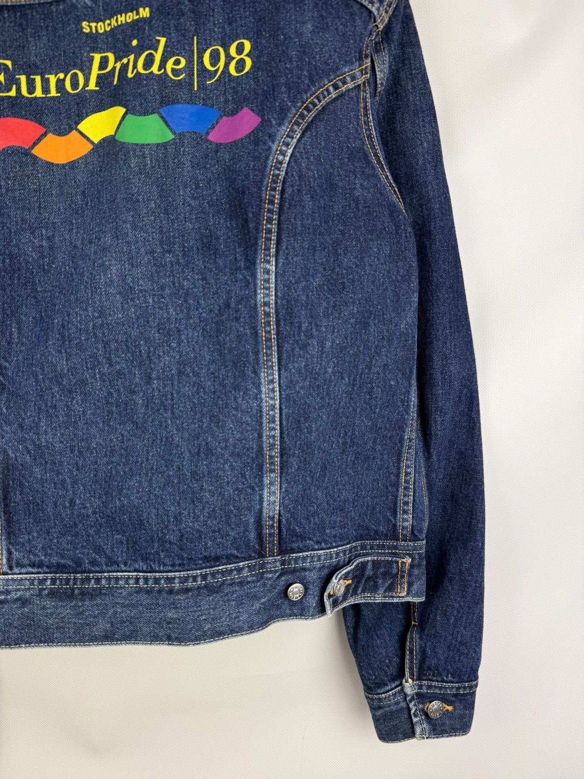 Diesel Diesel Vintage Unisex Euro Pride 98 Denim Trucker Jacket Size US L / EU 52-54 / 3 - 19 Thumbnail