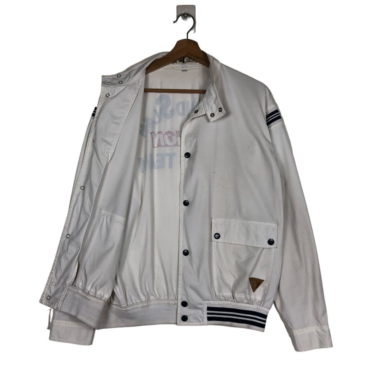Japanese Brand 🔥VINTAGE KANSAI EYES GRAND SLAM OPTION RACING BOMBER JACKET Size US L / EU 52-54 / 3 - 13 Thumbnail