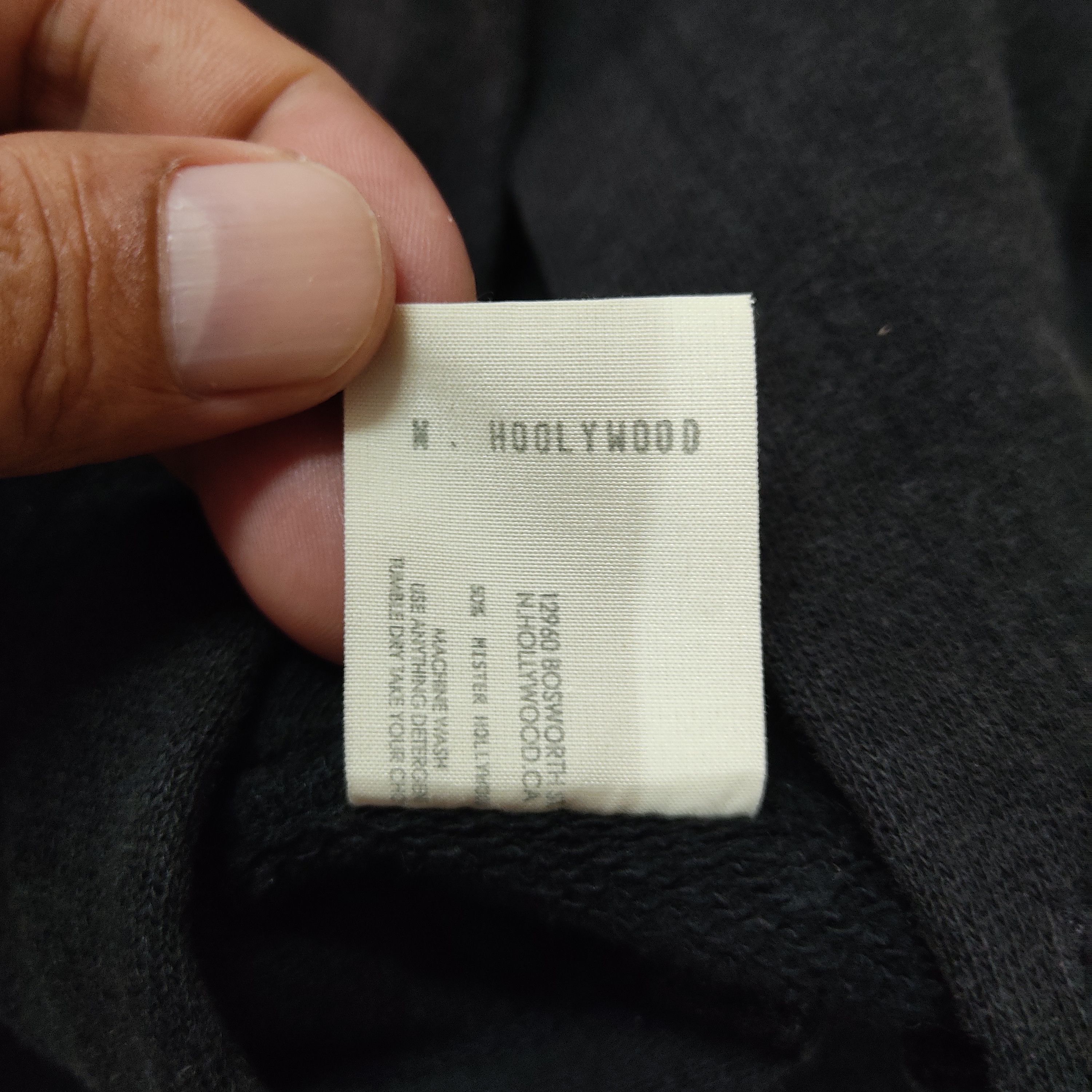 N.Hoolywood N. HOOLYWOOD Plain Black Zipper Hoodie Sweatshirt Size US S / EU 44-46 / 1 - 7 Thumbnail
