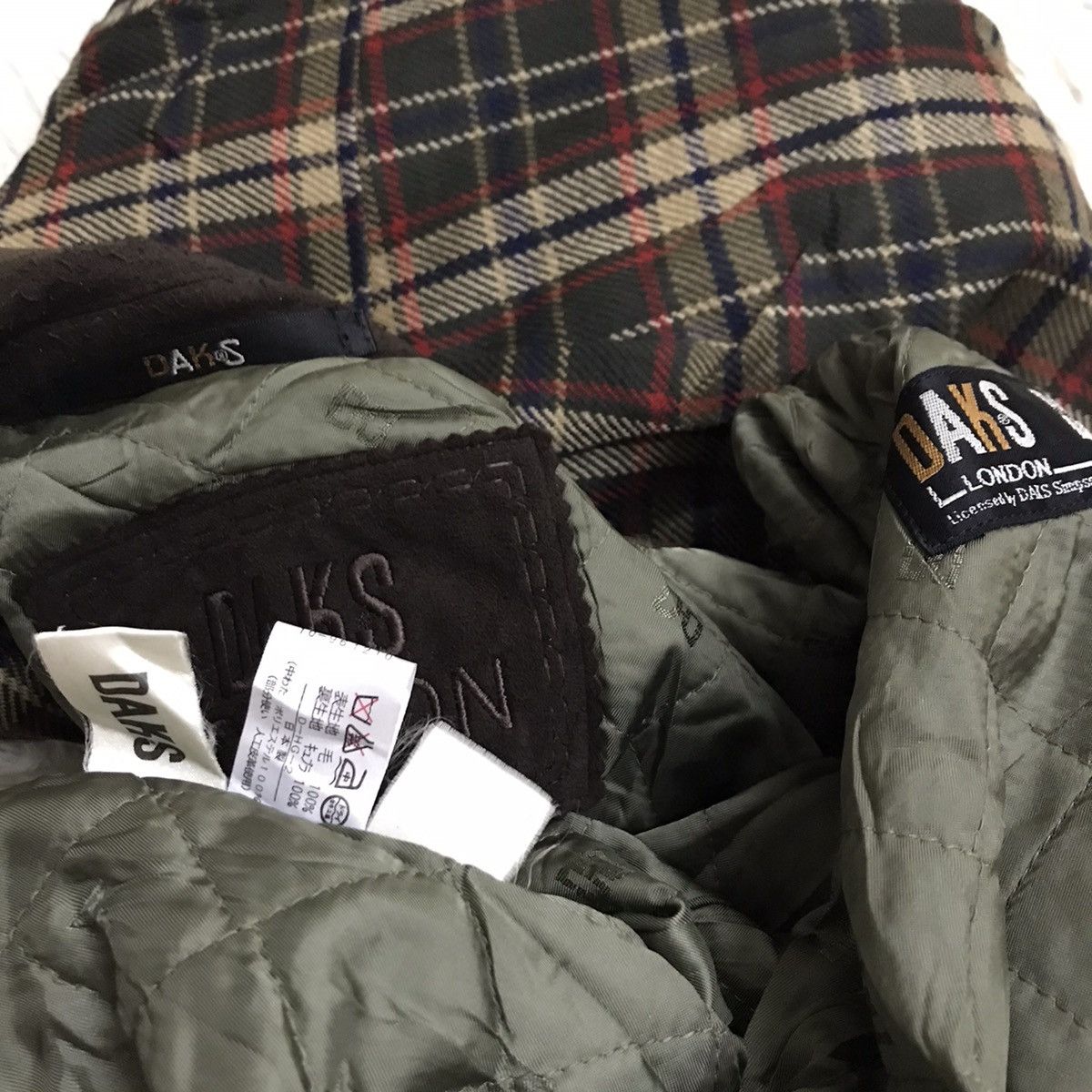 DAKS Vintage Daks London Plaid Flanel Jacket Size US L / EU 52-54 / 3 - 17 Thumbnail