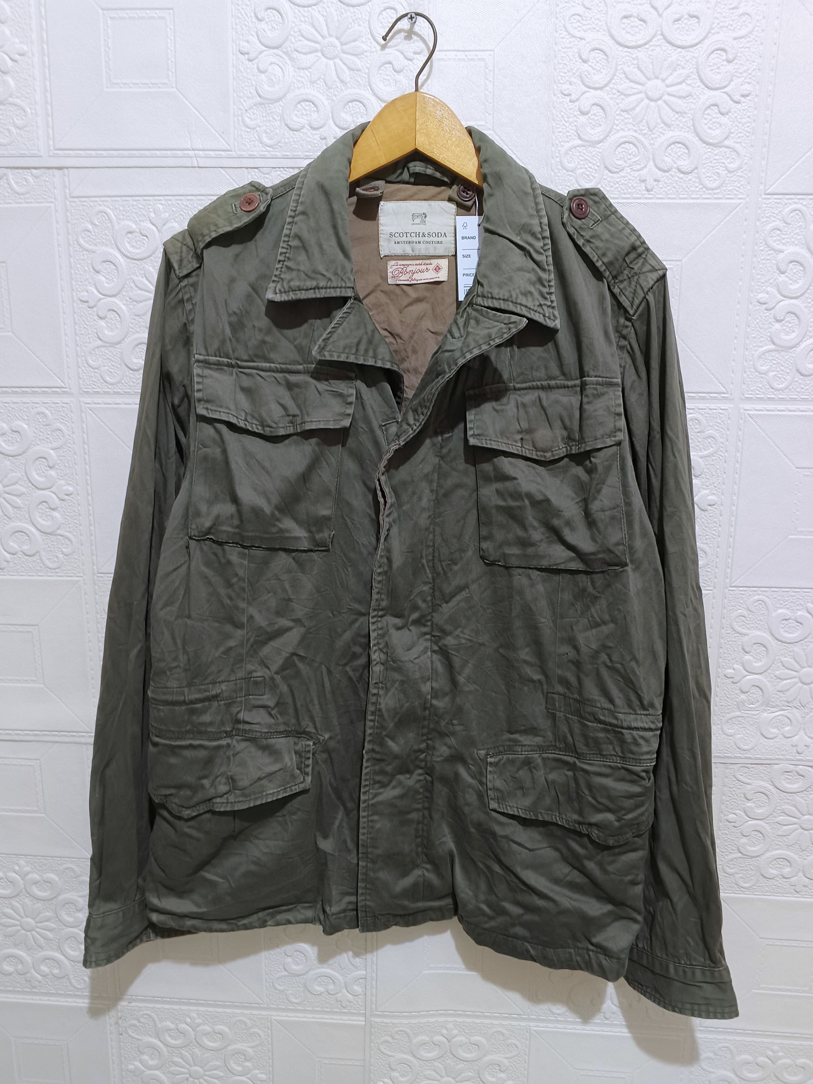 Scotch & Soda SCOTCH & SODA ARMY JACKET Size S / US 4 / IT 40 - 1 Thumbnail