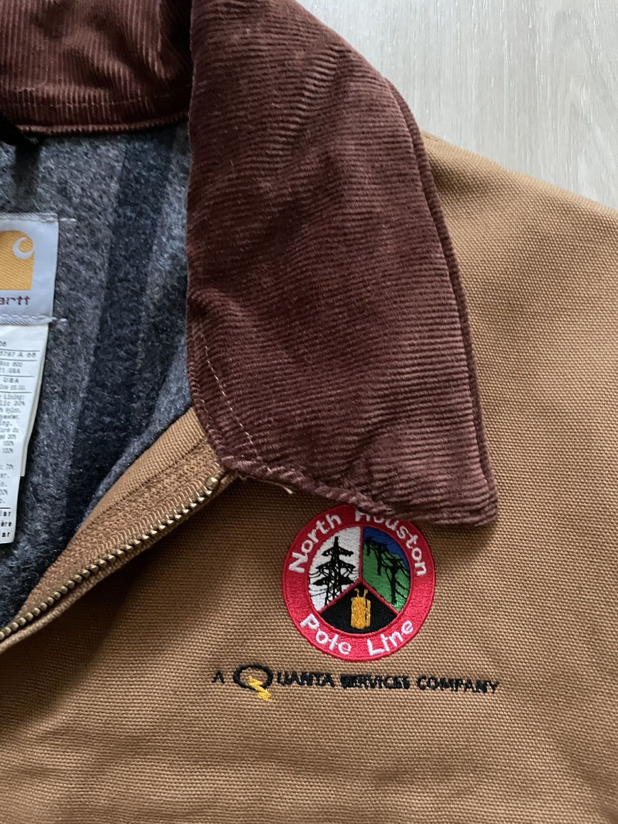 Carhartt VTG Y2K Carhartt J01 Brown Detroit Blanket Lined Sz 52USA Size US XXL / EU 58 / 5 - 3 Thumbnail