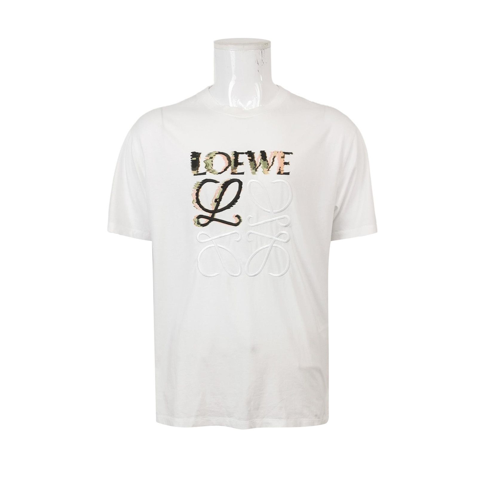 Loewe Loewe Logo Print Cotton T-Shirt Size M Size US M / EU 48-50 / 2 - 1 Thumbnail