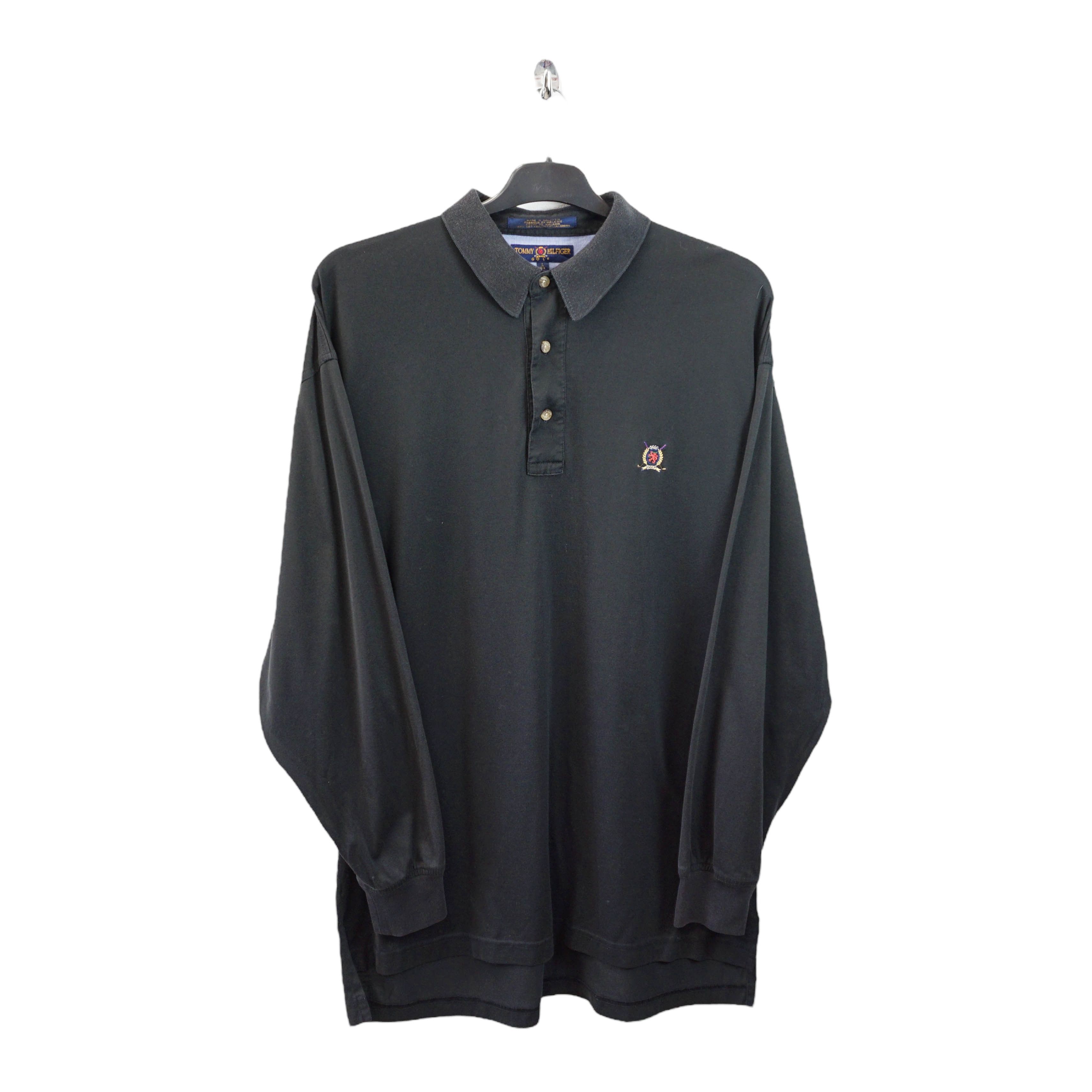 Tommy Hilfiger × Vintage Archive Embroidery L/S Polo Shirt Size US XL / EU 56 / 4 - 1 Thumbnail