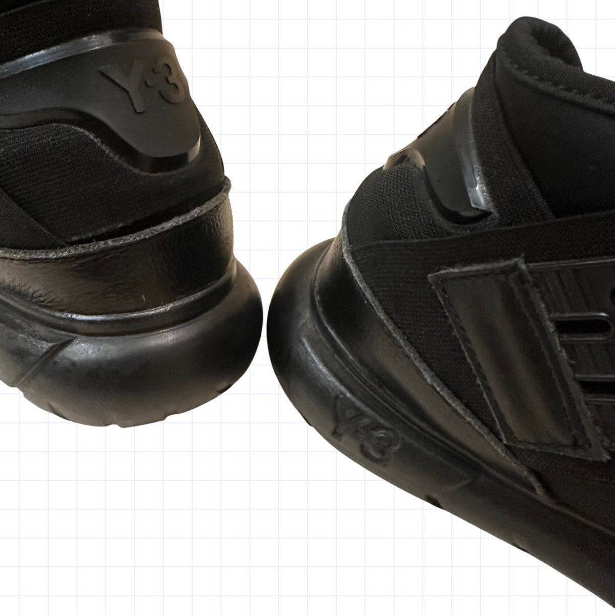 Adidas × Y-3 Y-3 Qasa Adidas 9.5 Black Sneaker Qaza Size US 9.5 / EU 42-43 - 6 Thumbnail