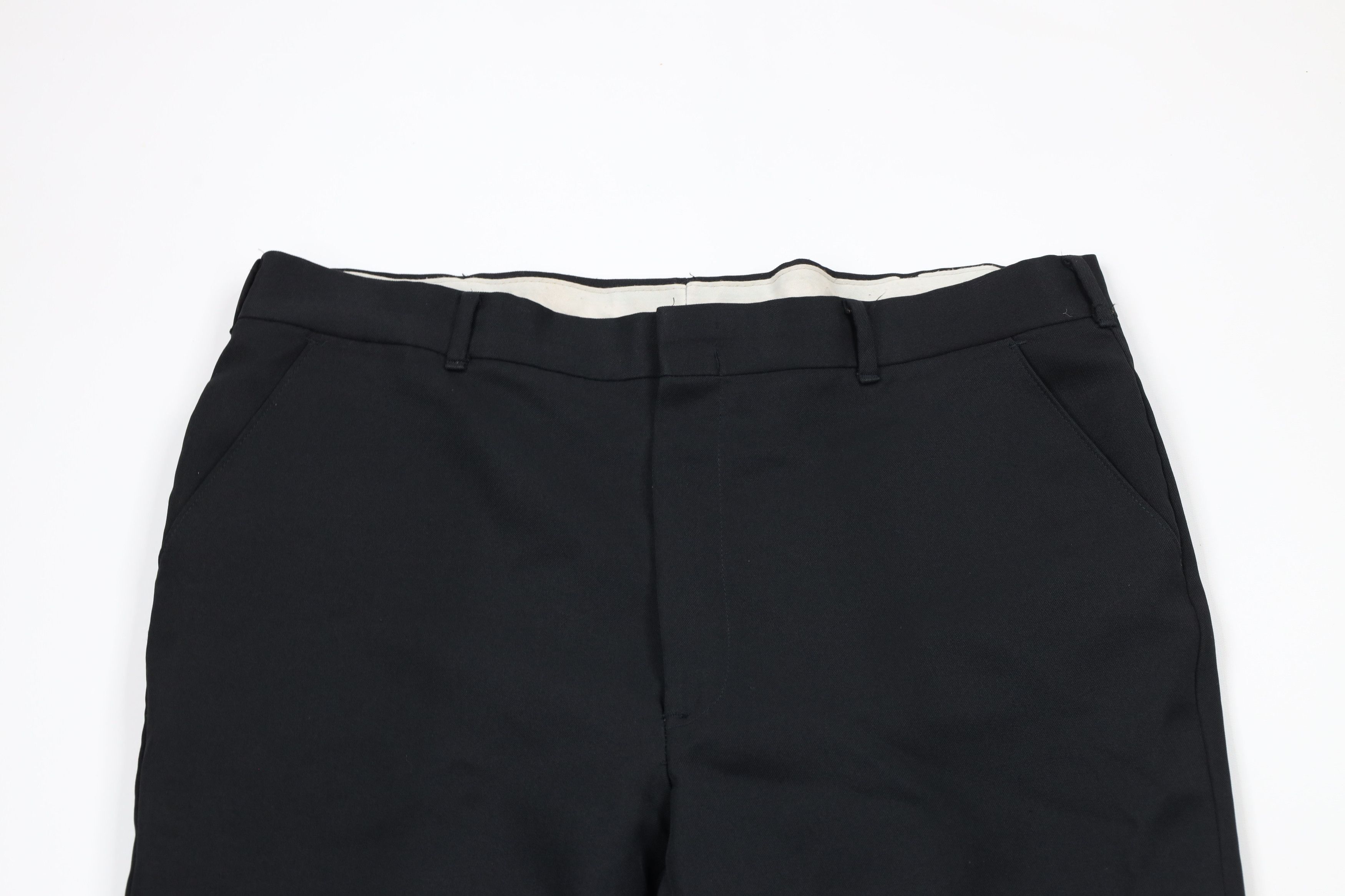 Vintage Vintage 70s Streetwear Bell Bottoms Chino Pants Black USA Size US 38 / EU 54 - 2 Thumbnail