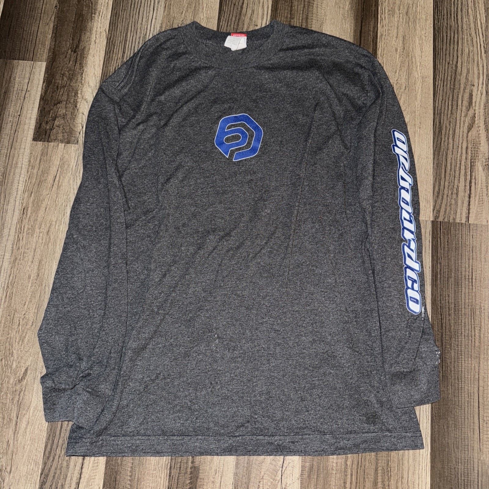 Ocean Pacific × Vintage Vintage Ocean Pacific Long Sleeve Shirt Grey Large Size US L / EU 52-54 / 3 - 1 Thumbnail