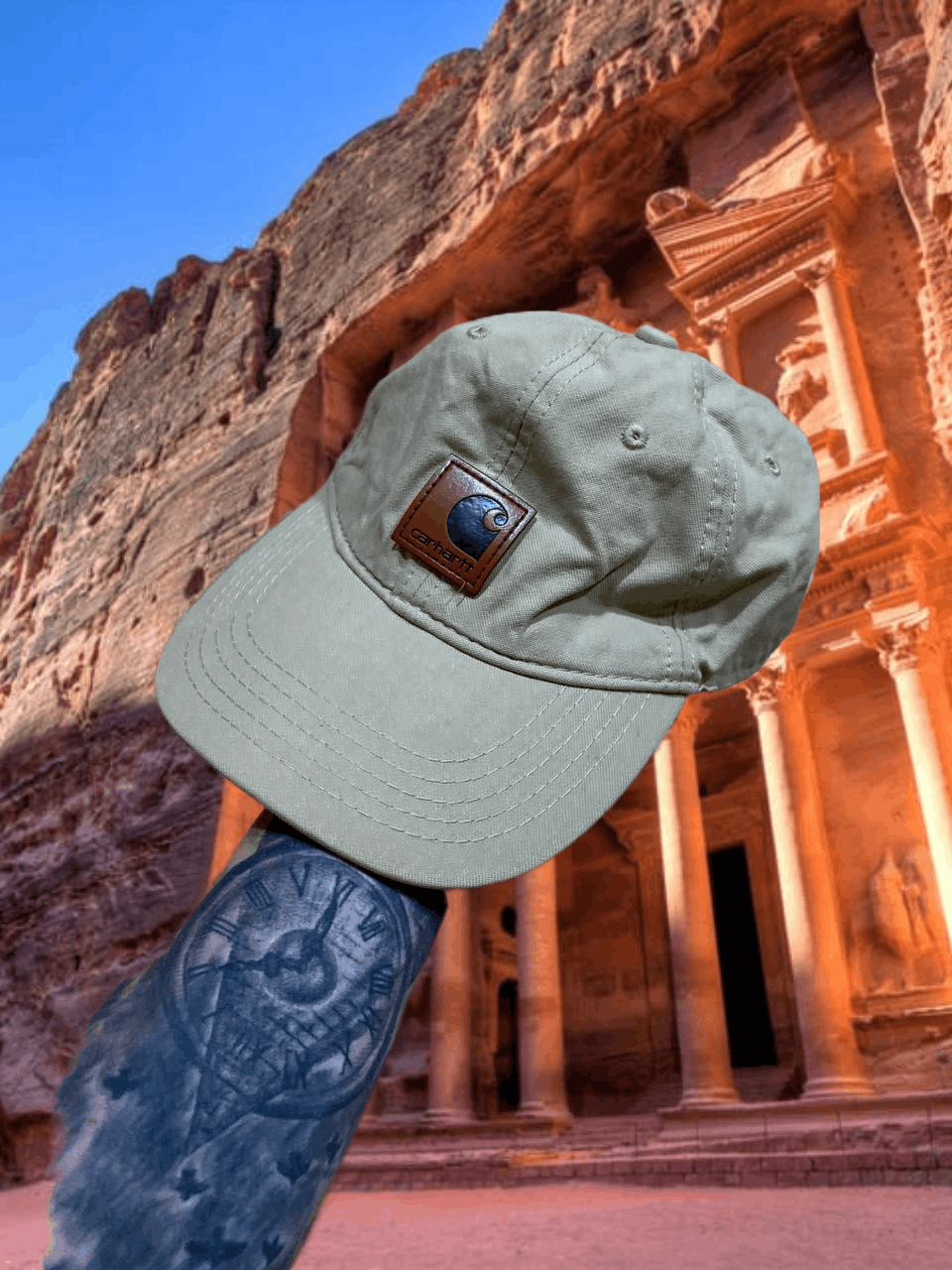 Carhartt Hats Vintage Carhartt Cap big logo Y2K streetwear Size ONE SIZE - 1 Thumbnail