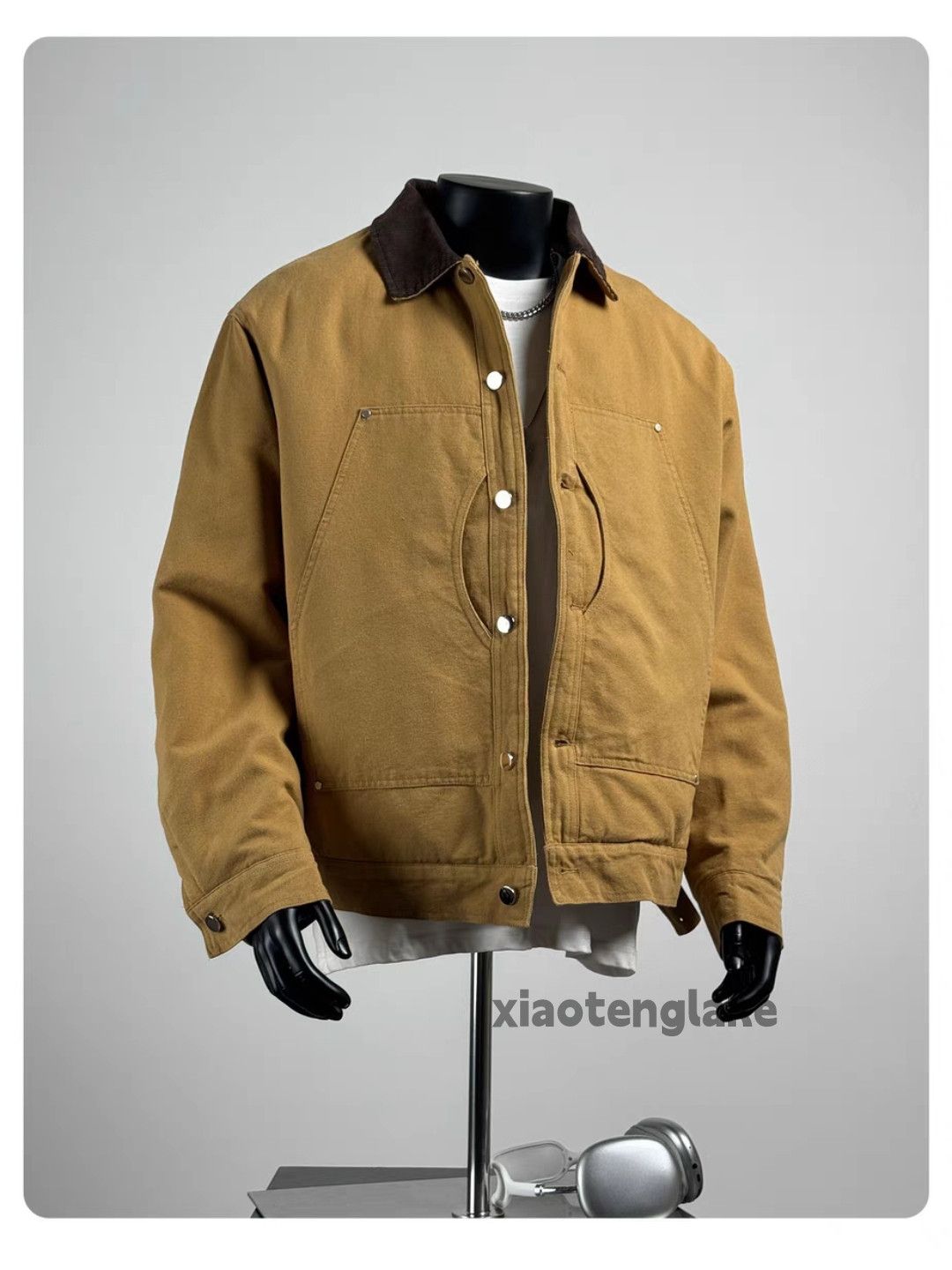 Unisex outdoor utility workwear carpenter cargo jacket