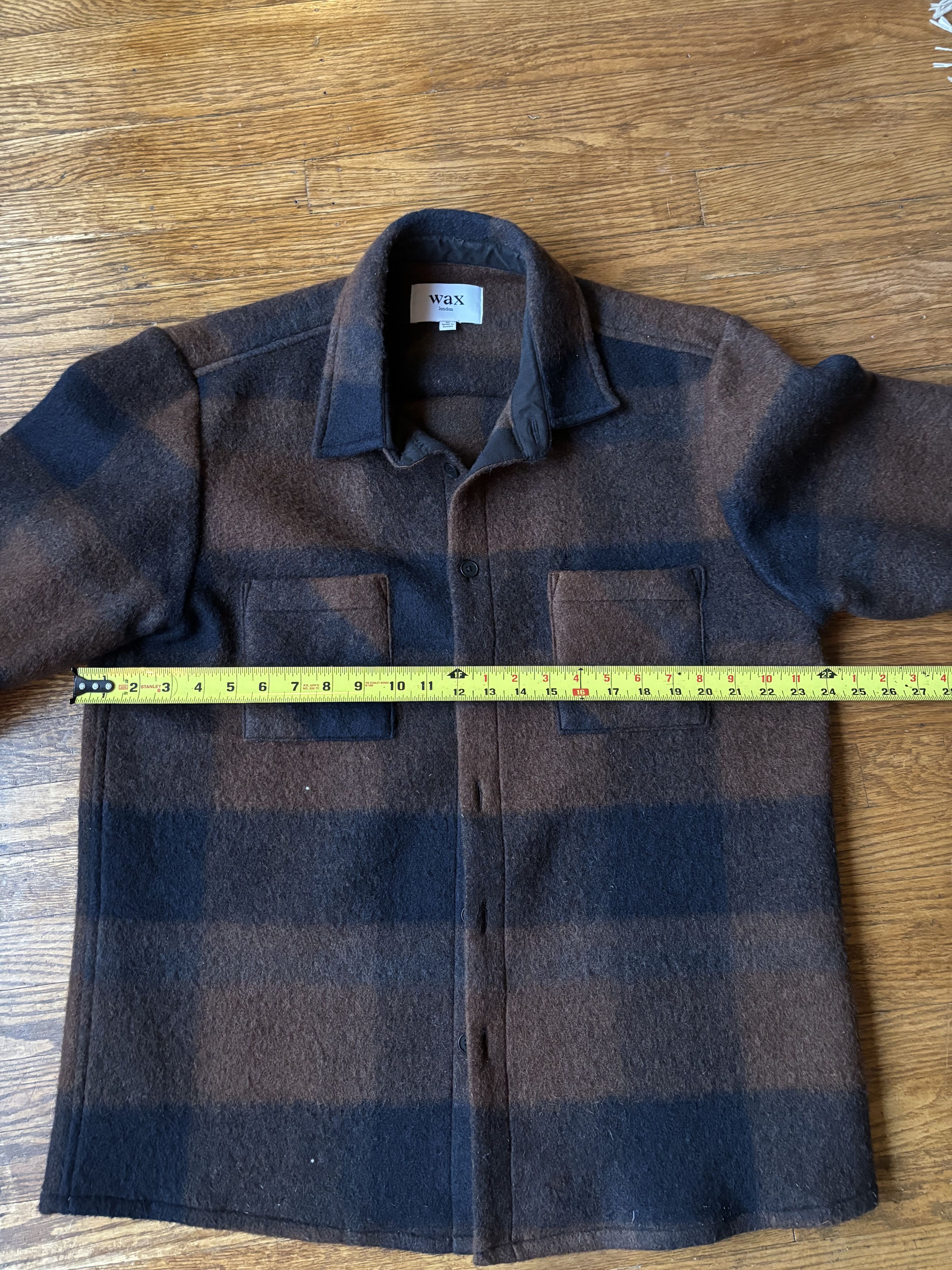 Wax London Wool Whiting Overshirt Size US XL / EU 56 / 4 - 2 Thumbnail