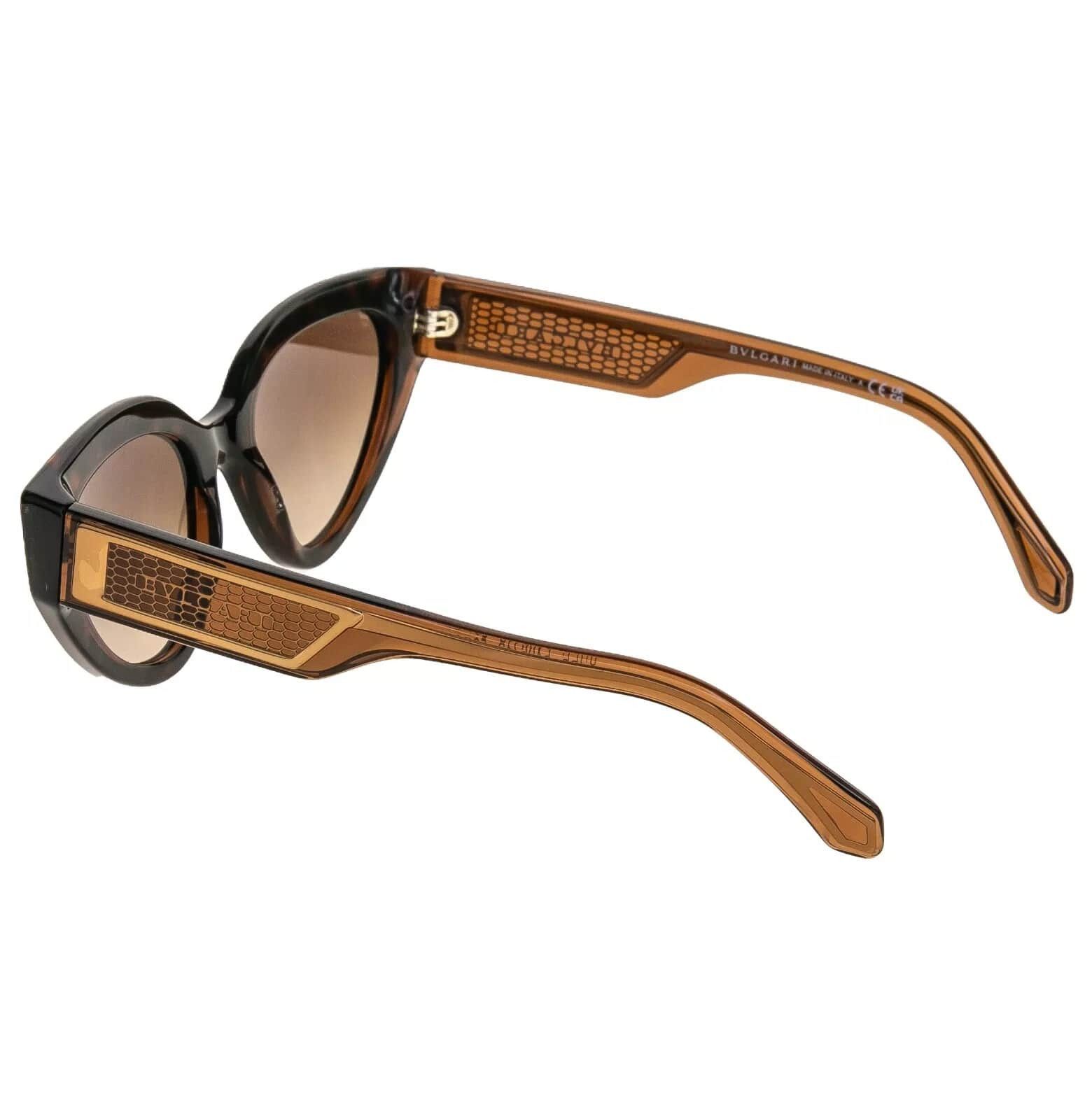 Bvlgari BVLGARI Serpenti VIPER BV8256 Brown Gold Metal Sunglass 8256 Size ONE SIZE - 5 Thumbnail