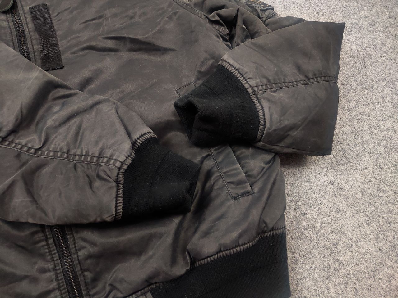 Superdry Superdry Japan Graphit washed MA1 Military Bomber Jacket LGB Size US L / EU 52-54 / 3 - 9 Thumbnail