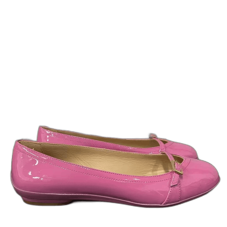 Salvatore Ferragamo Ferragamo Pink Ballerina Flats Size 4-yf Size US 4 / IT 34 - 1 Thumbnail