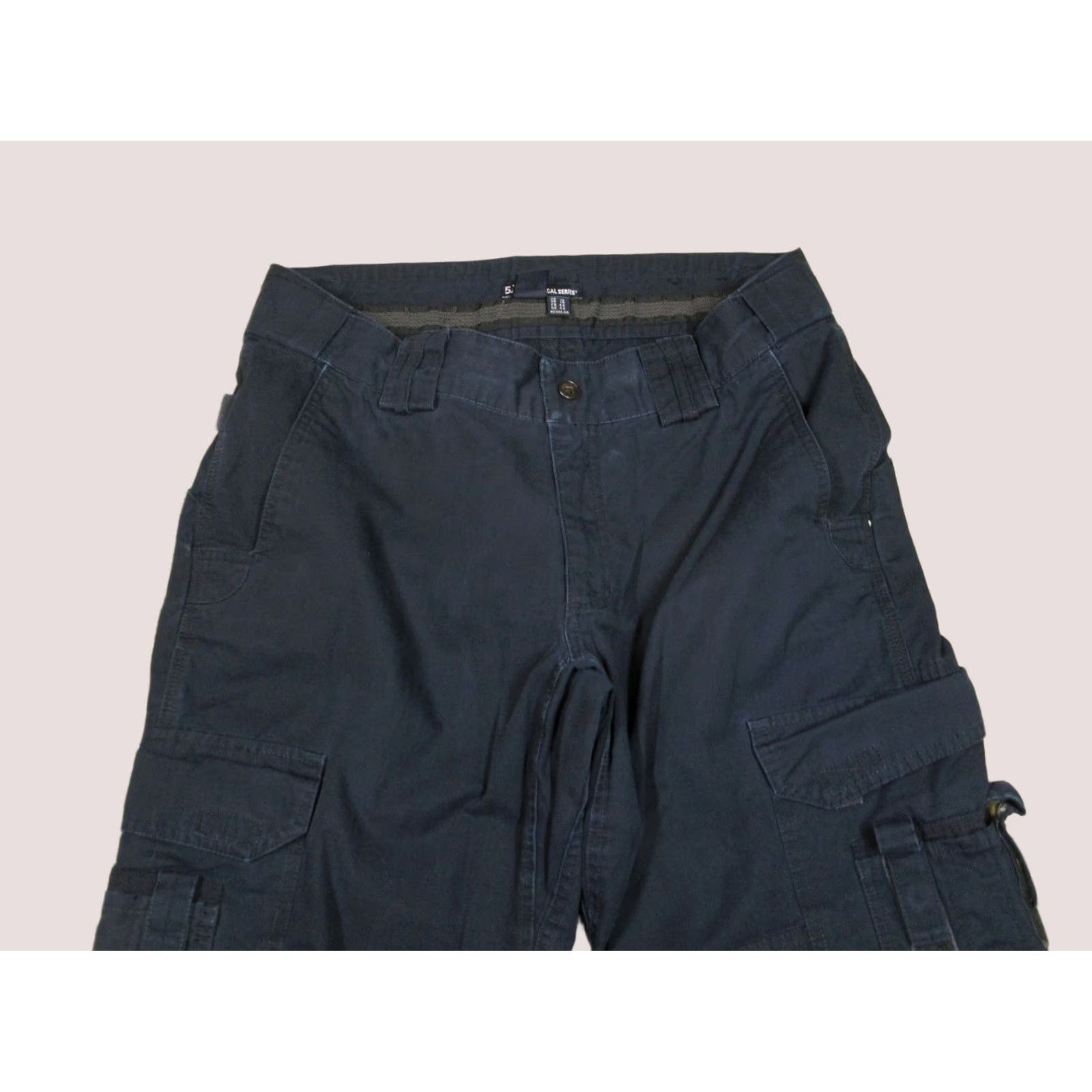 Vintage 5.11 Tactical Pants Women 12 Blue Rip Stop Cargo Pro Series Trousers Size 34" / US 12 / IT 48 - 1 Thumbnail