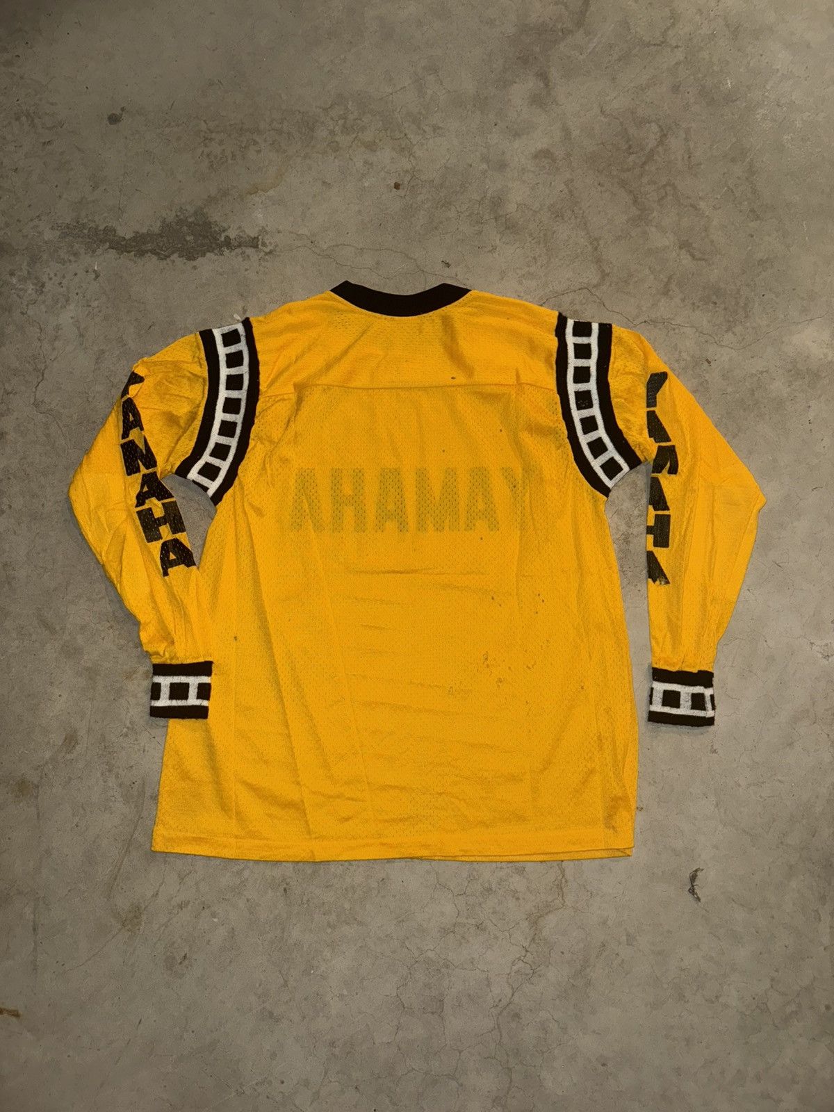 Yamaha Vintage 1970s Yamaha Racing Motorcycle Jersey Size US L / EU 52-54 / 3 - 2 Thumbnail