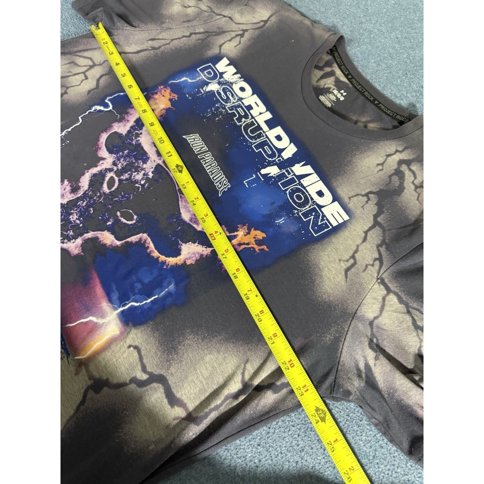 Under Armour 1 Of 1 Custom Under Armour Project Rock Shirt Worldwide Bull Size US L / EU 52-54 / 3 - 9 Thumbnail