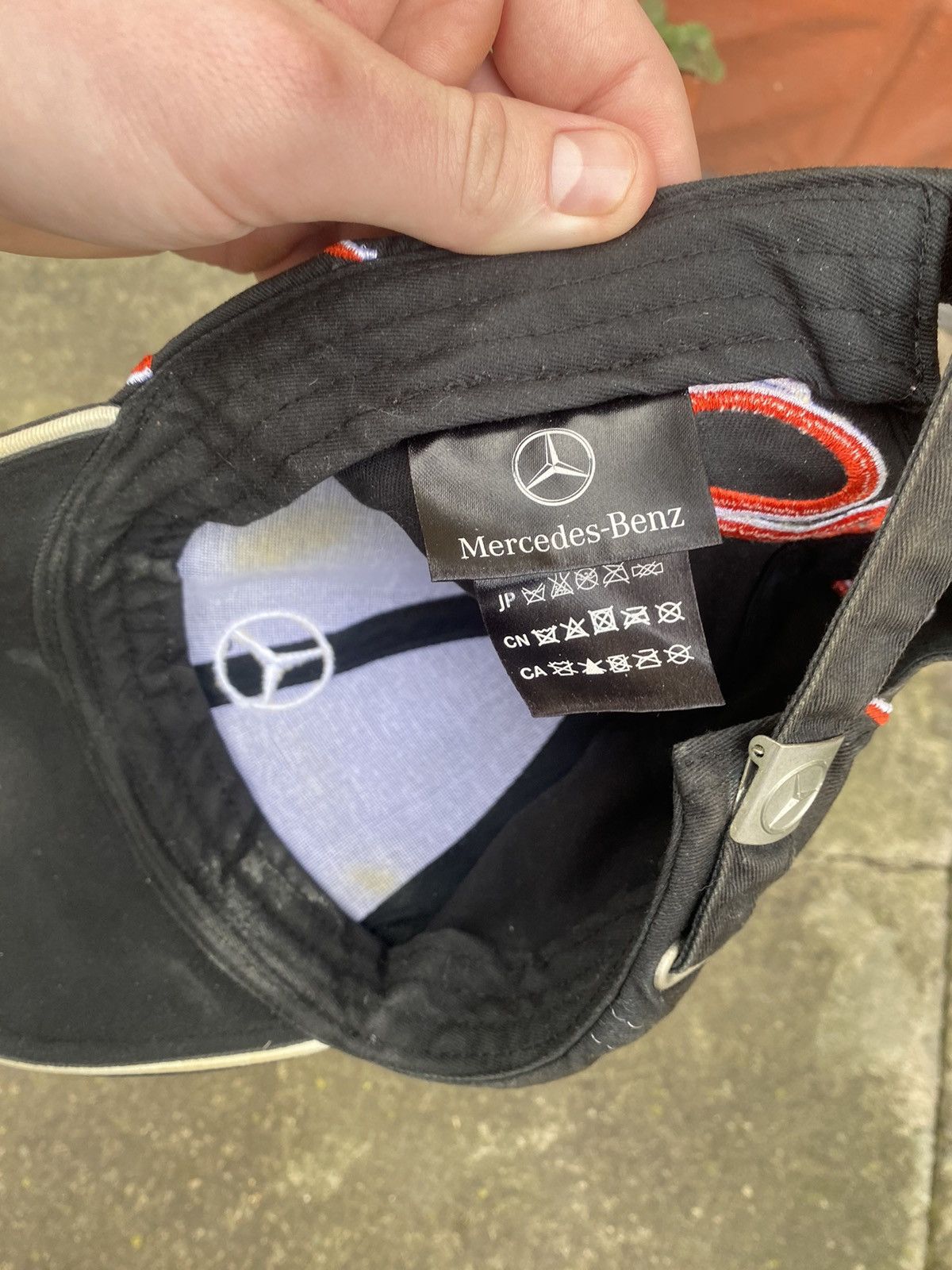 Mercedes-Benz VINTAGE MERCEDES BENZ JAPANESSE FLAME FADED CAP ONE SIZE Size ONE SIZE - 9 Thumbnail