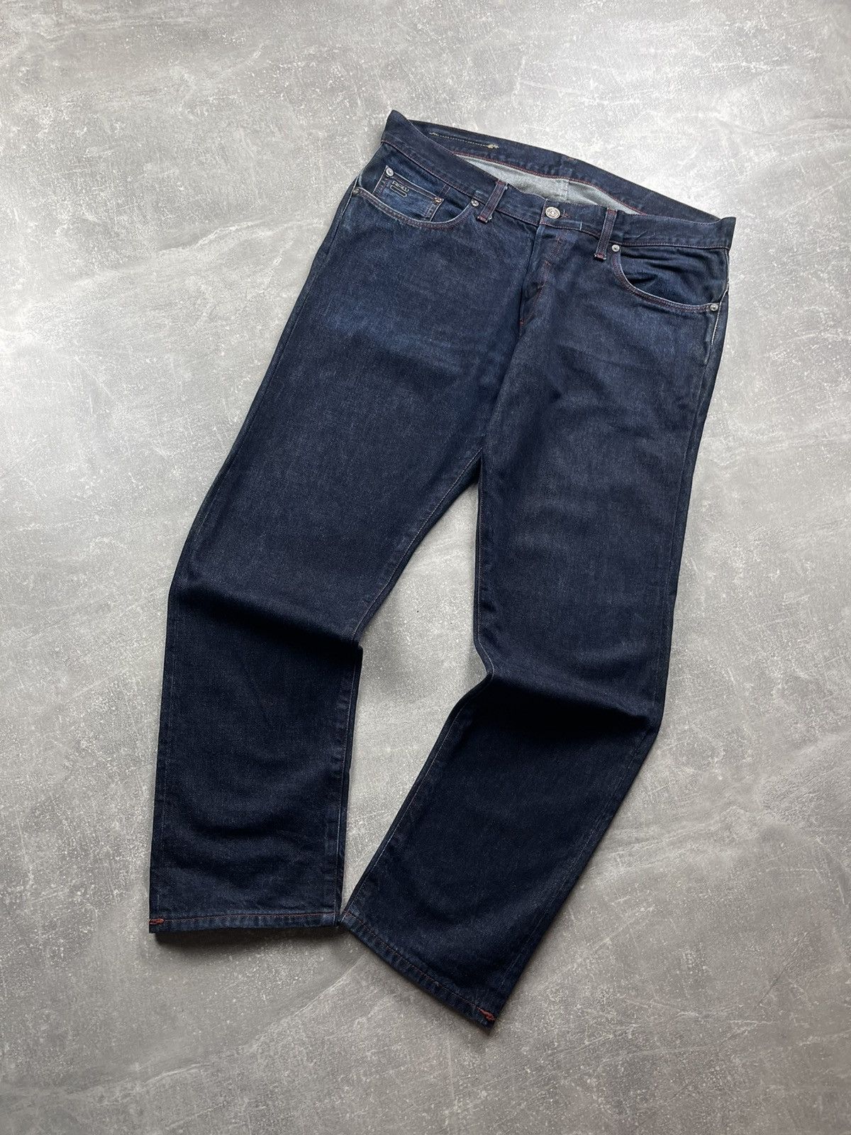 G-Star G-Star RAW Selvedge Denim Jeans Dark Indigo Made in Italy Size US 33 - 7 Thumbnail